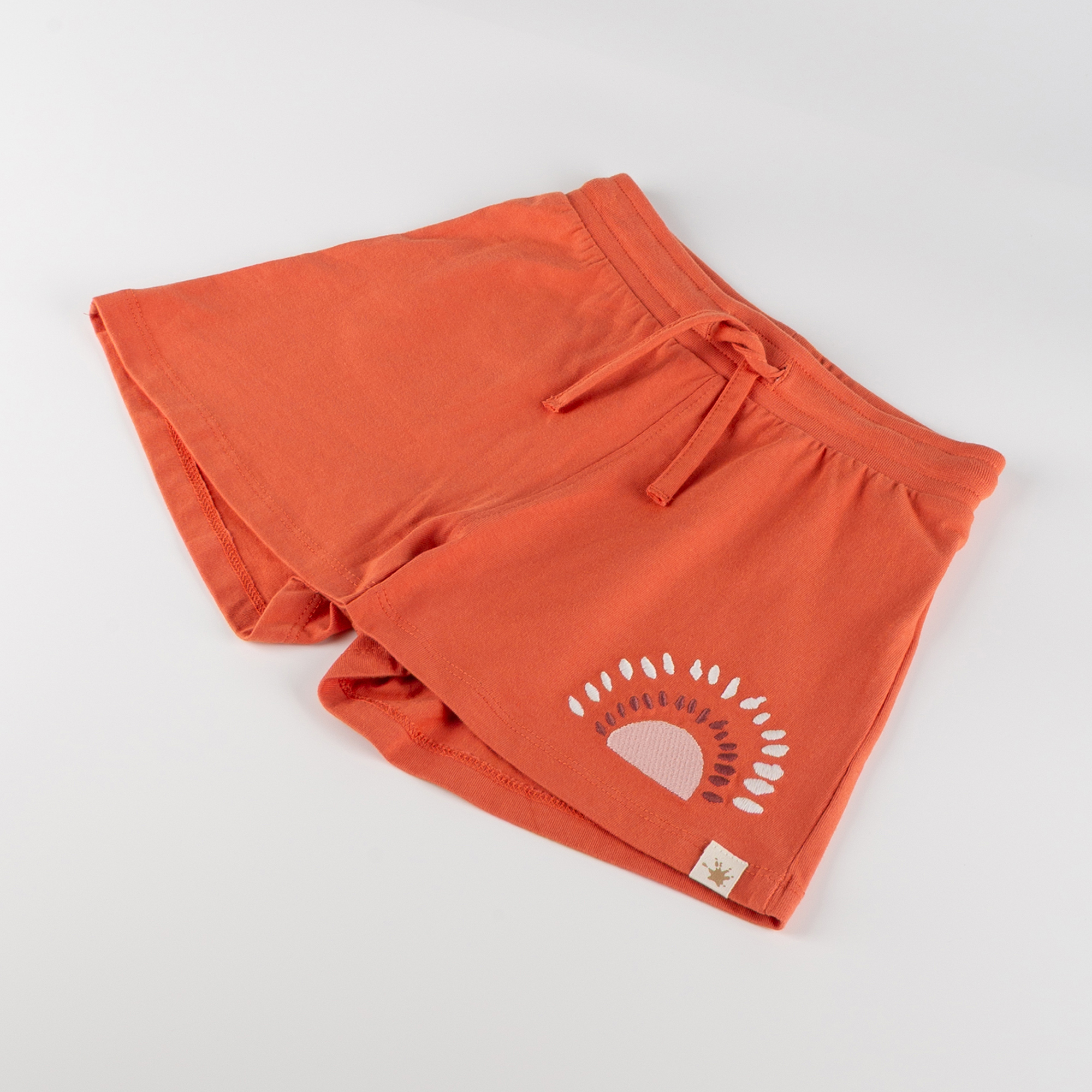 Girls' flared shorts Savanne, orange