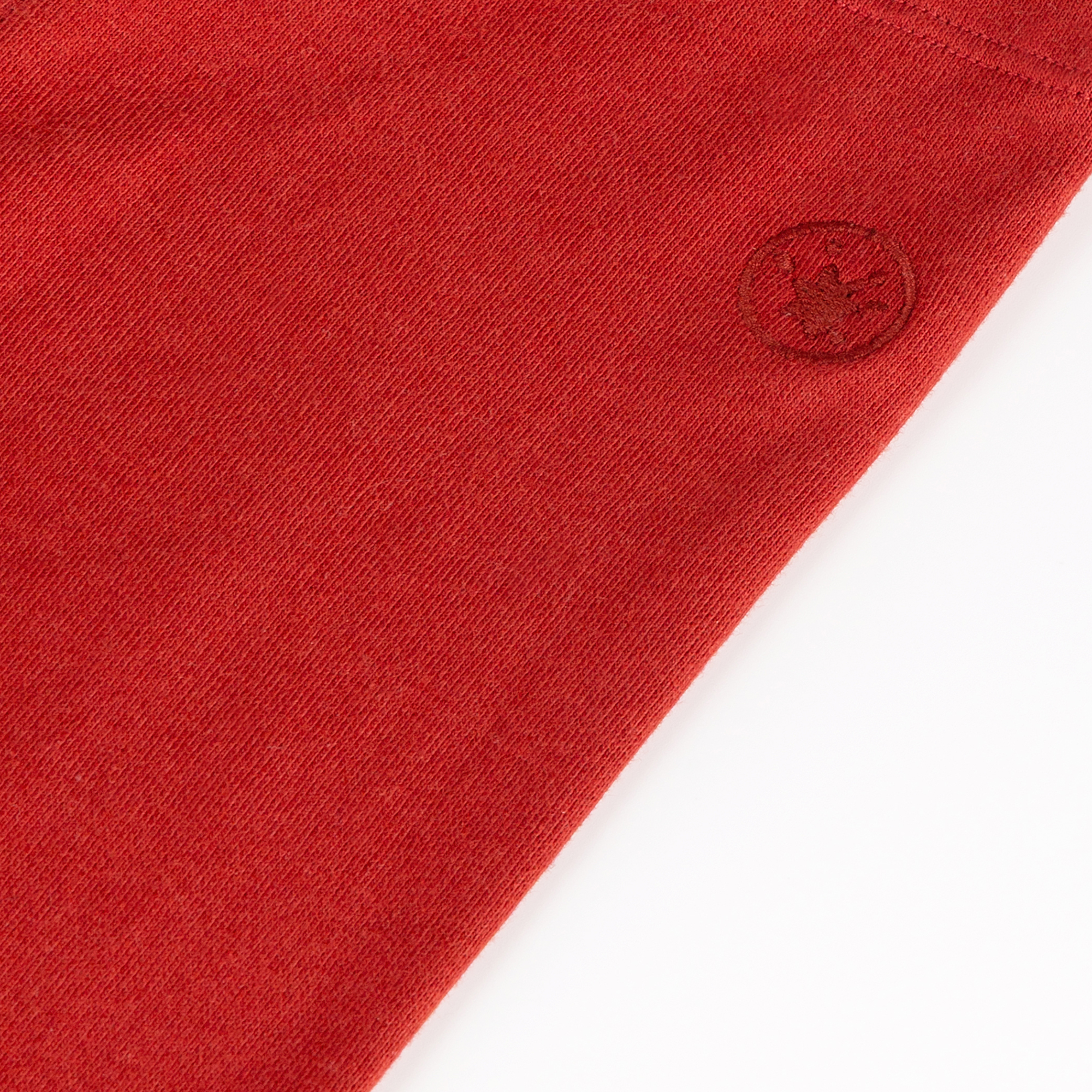 Children's rib knit leggings, orange red