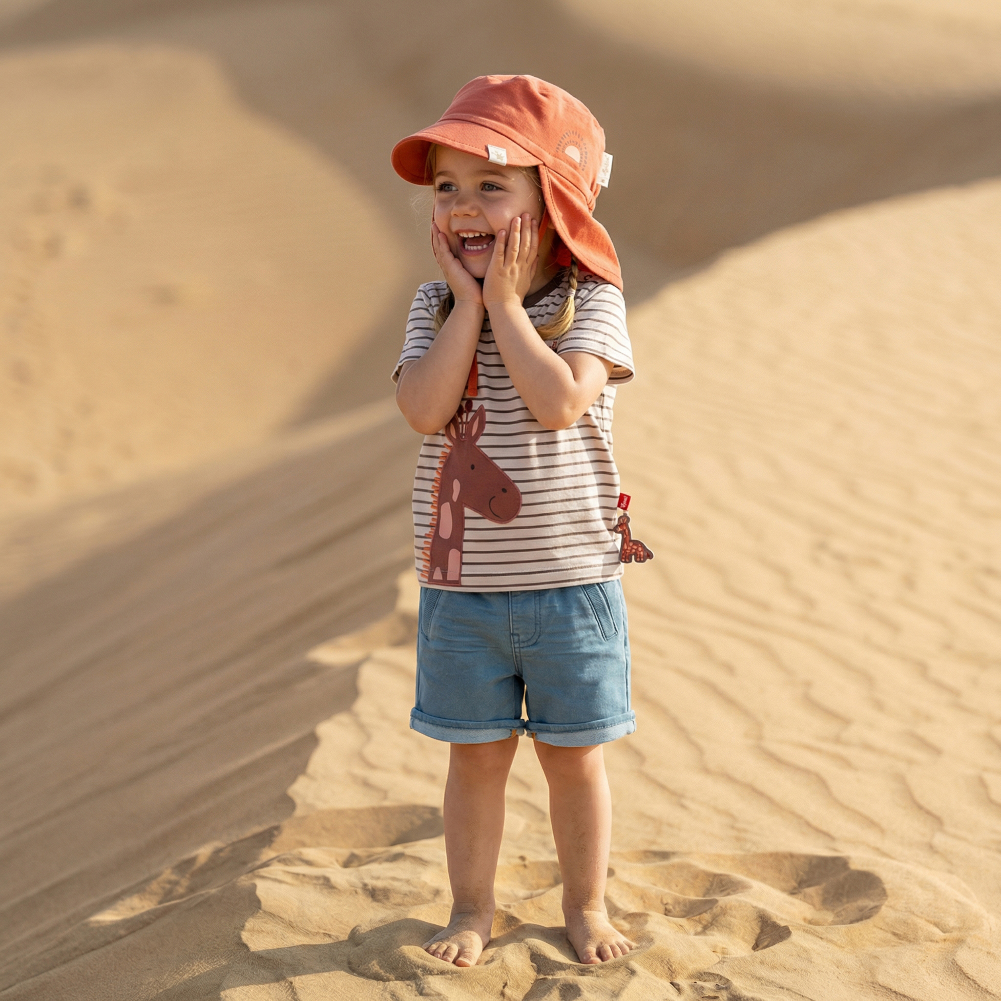 Striped baby T-shirt, Savanne