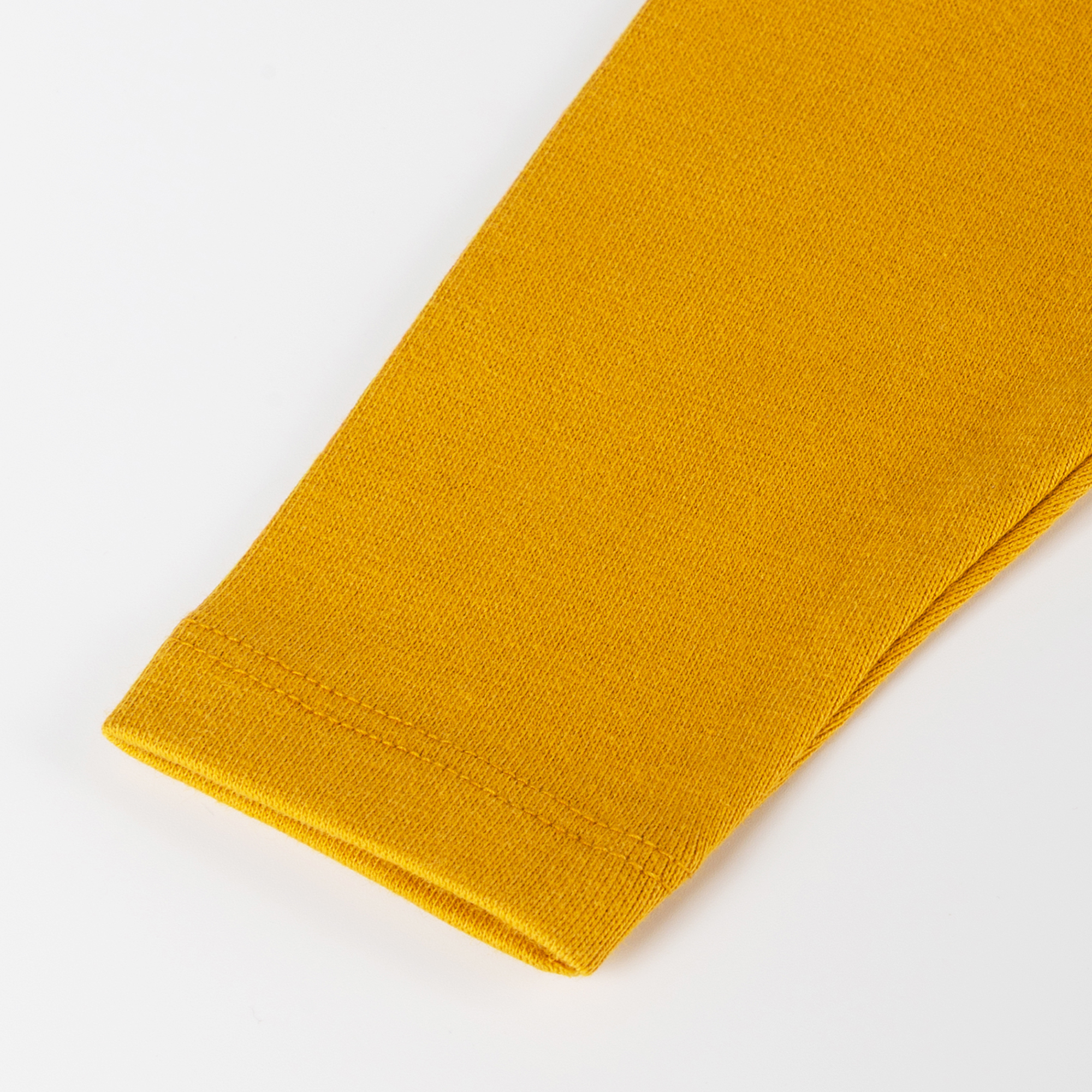 Baby rib knit leggings, yellow