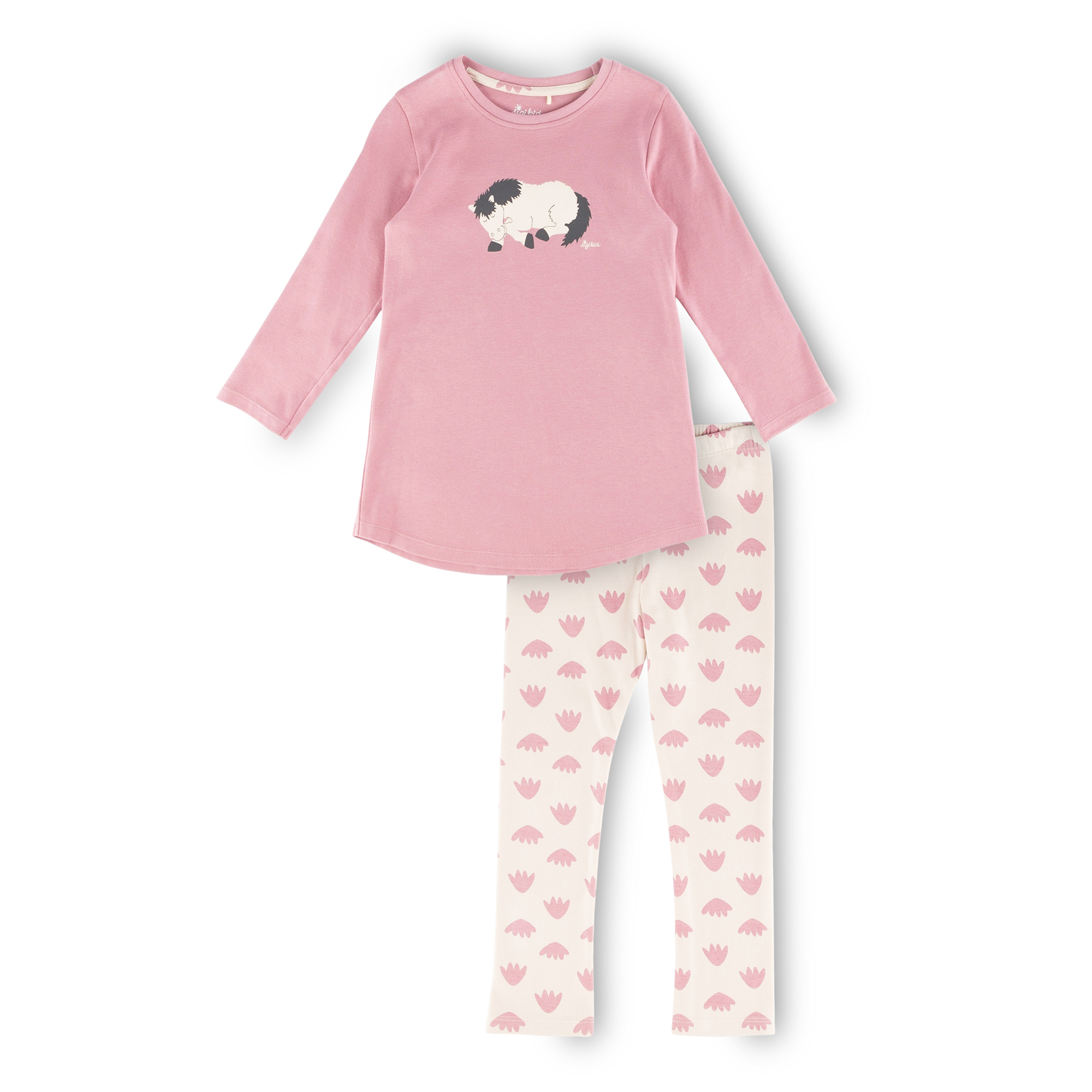 Two piece children's pyjamas pony