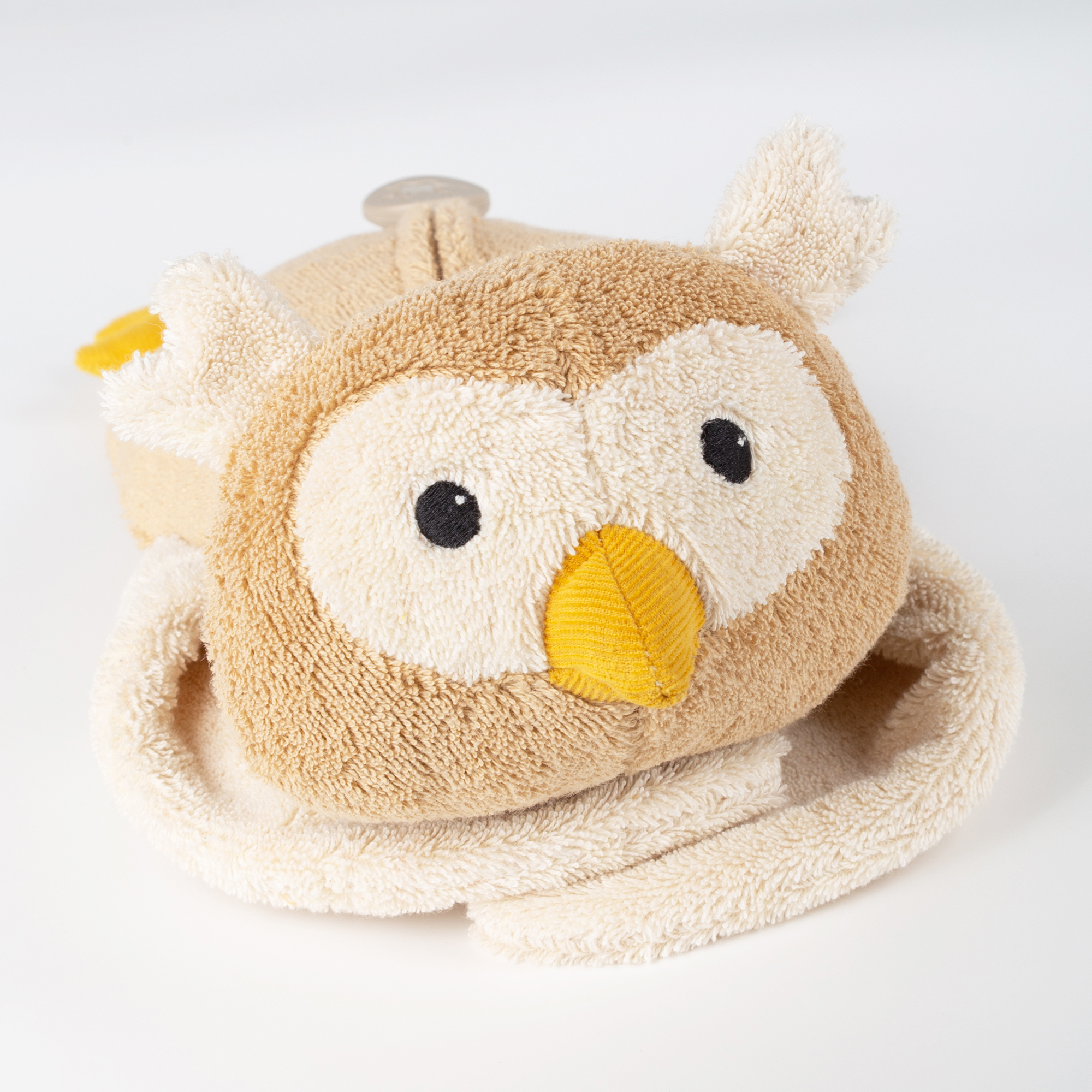 Mamilodie musical soft toy owl for pregnancy, organic cotton