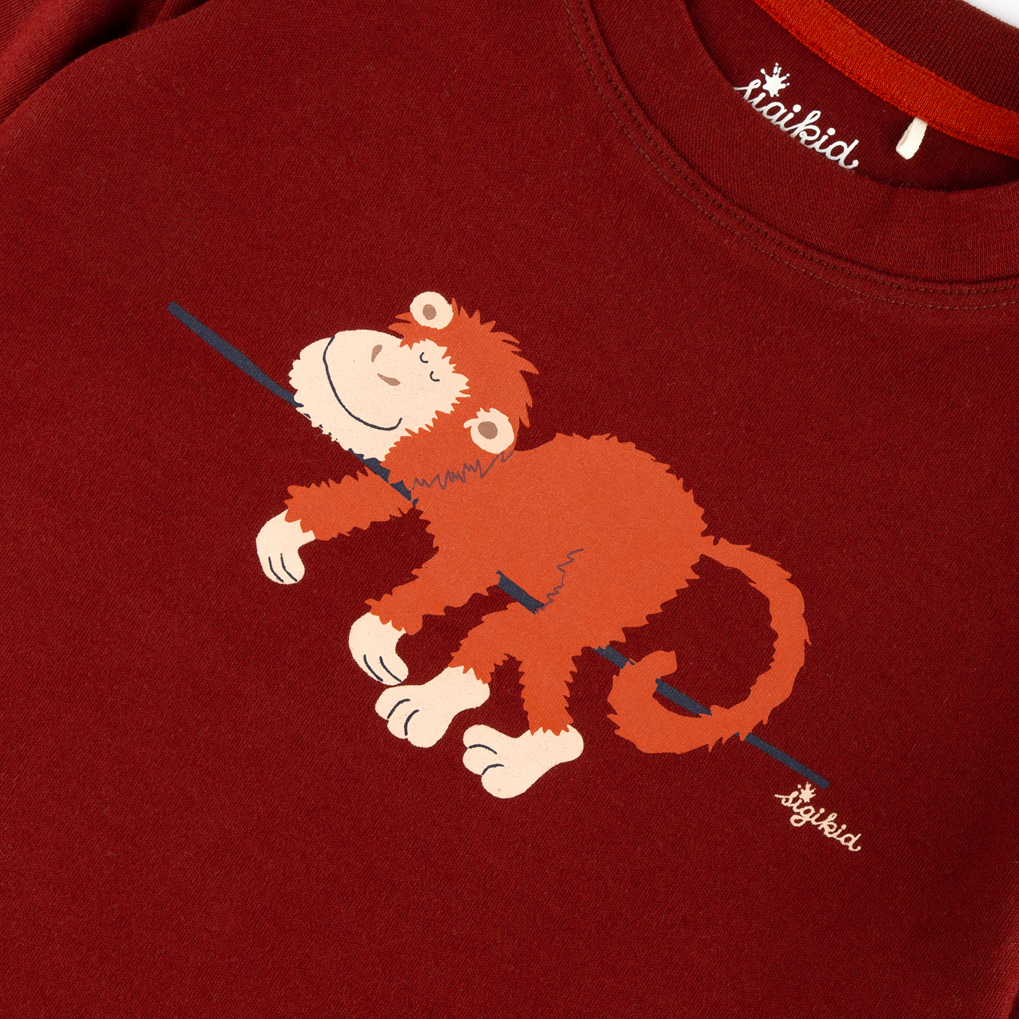 Two piece children's pyjamas monkey