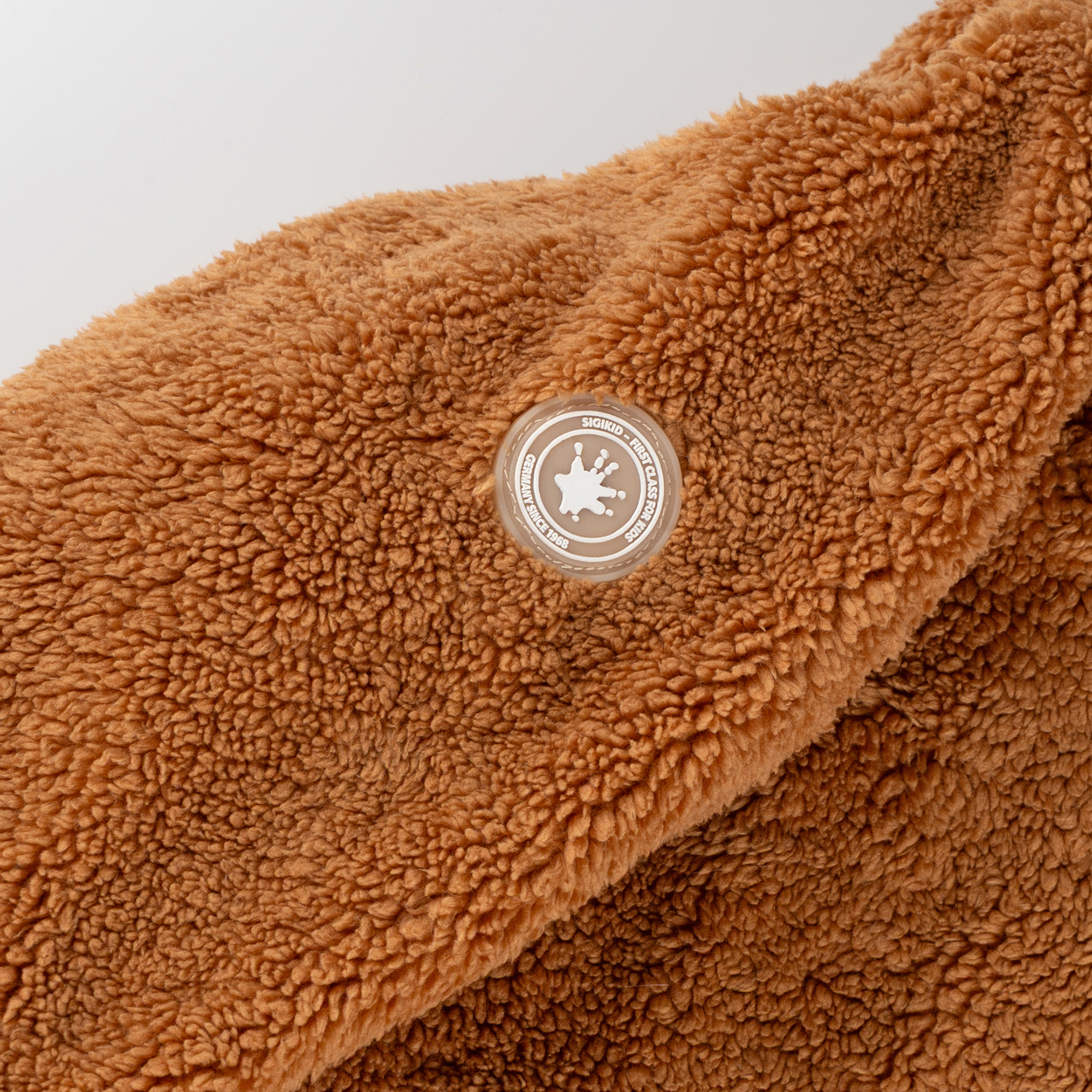 Hooded teddy fleece jacket, lined, Wild Fox