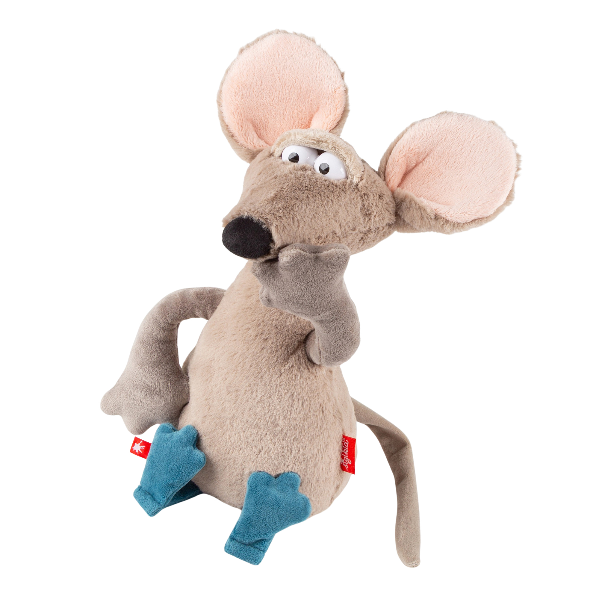Shapeable plush toy mouse