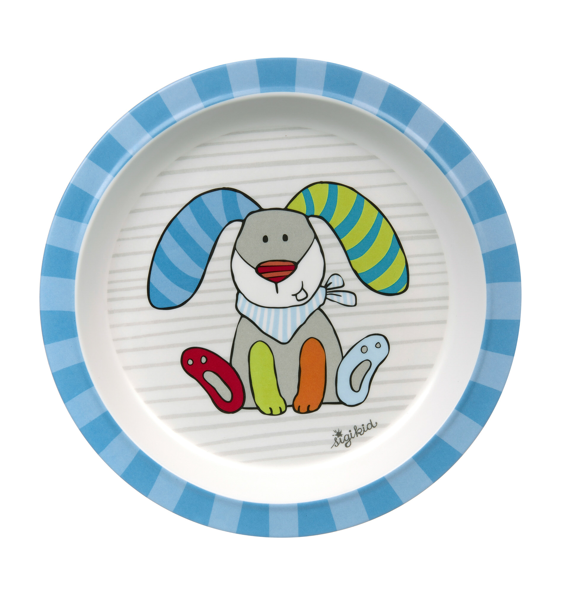 Deep children's plate rabbit Ringel Dingel