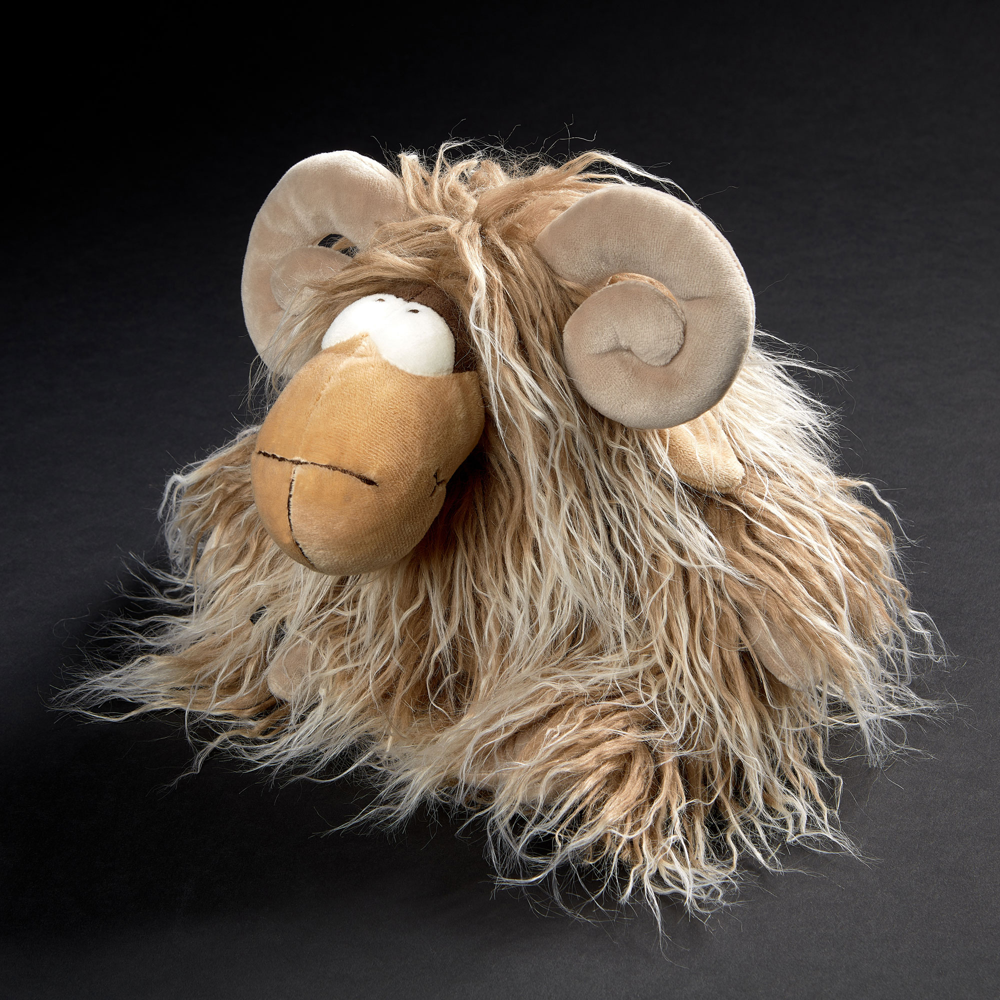 Plush toy ram sheep Moufflon Muff, Beasts collection
