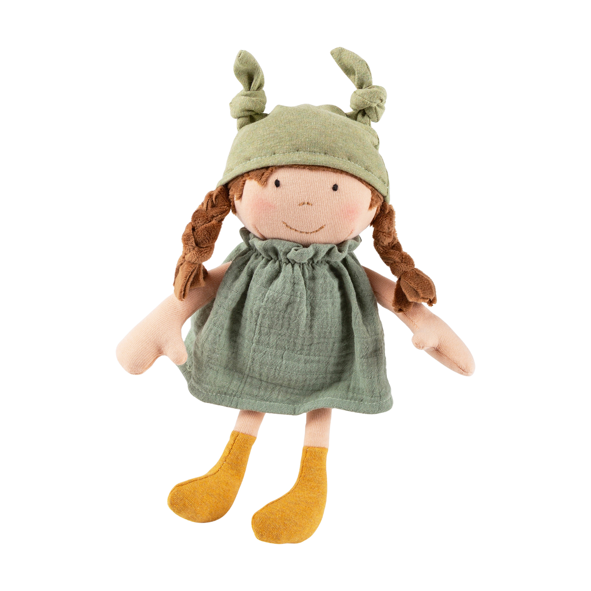 Baby soft doll Brenda Bilipup, green