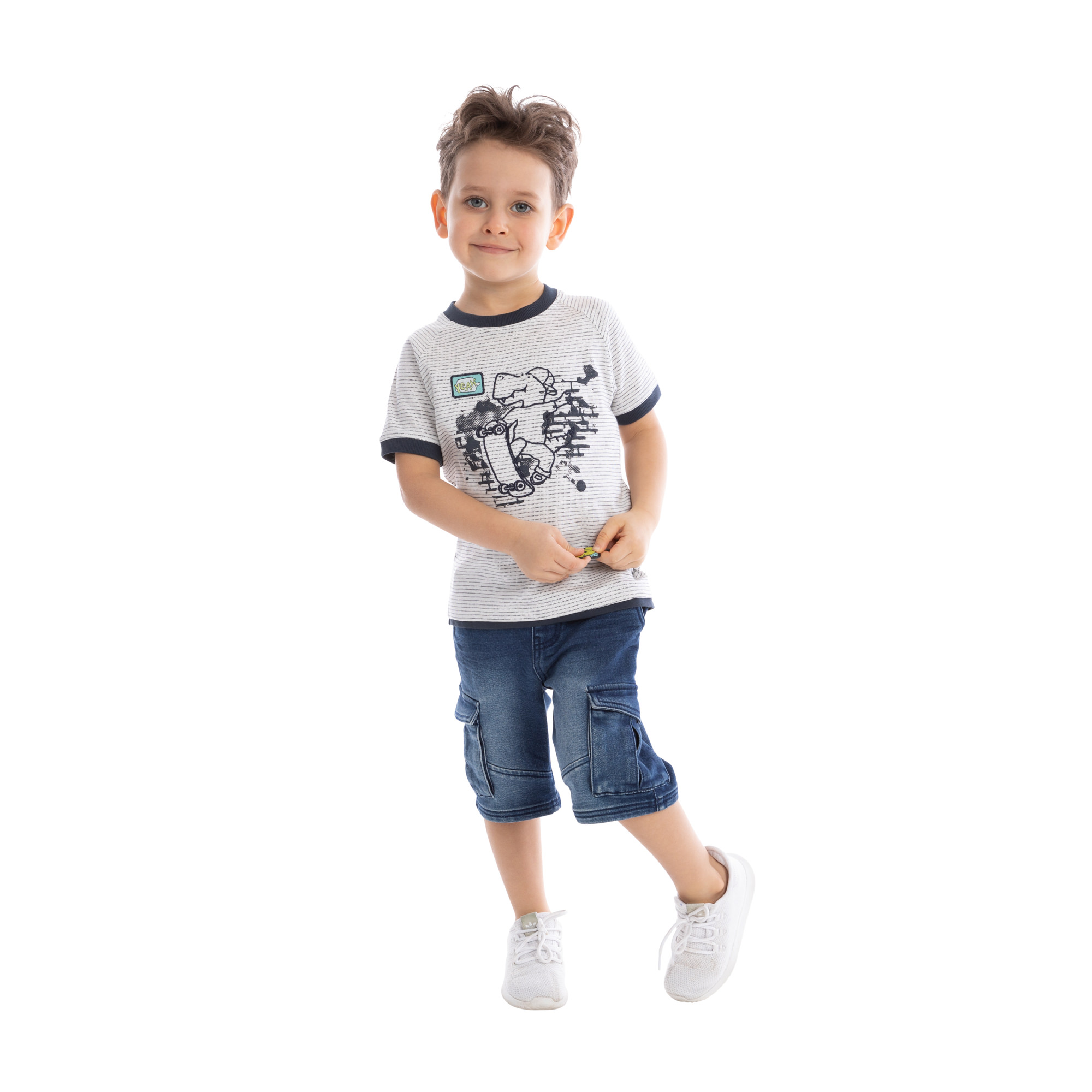 Stretchy jeans bermuda shorts for boys Stretchy jeans bermuda shorts for boys
