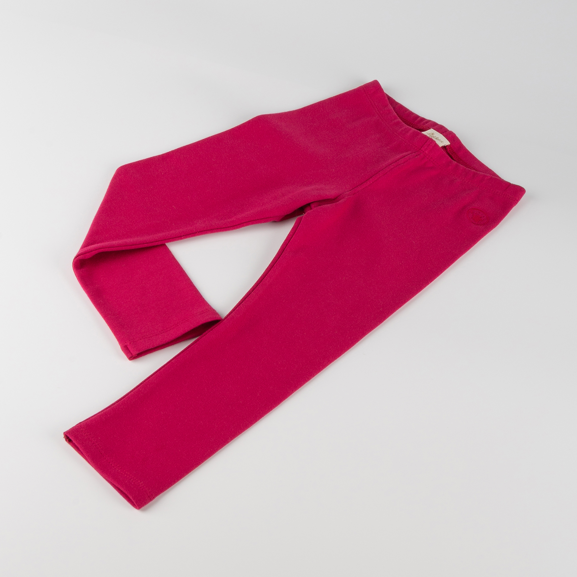 Children's rib knit leggings Pony Love, dark red Children's rib knit leggings Pony Love, dark red