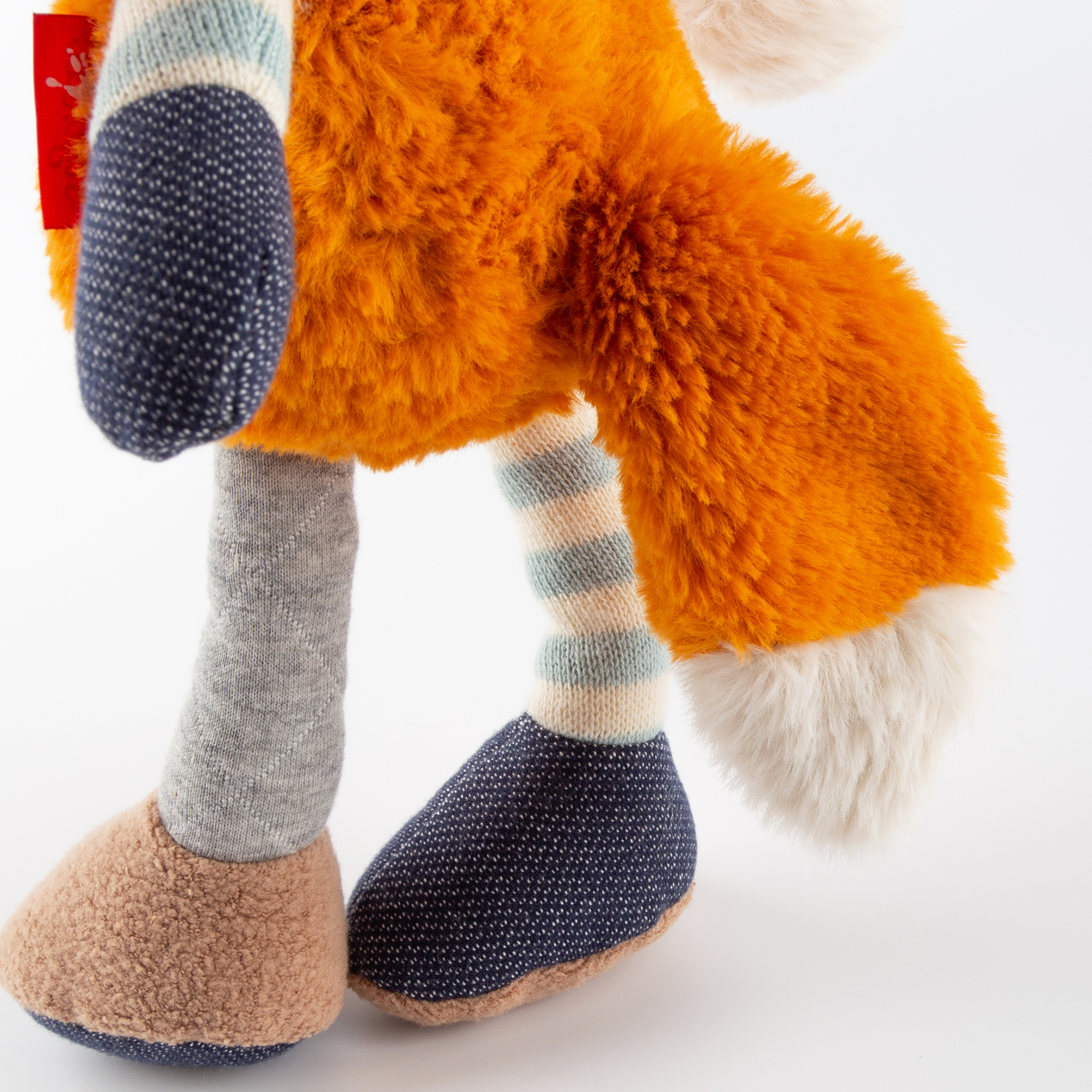 Fluffy plush fox, Patchwork Sweety