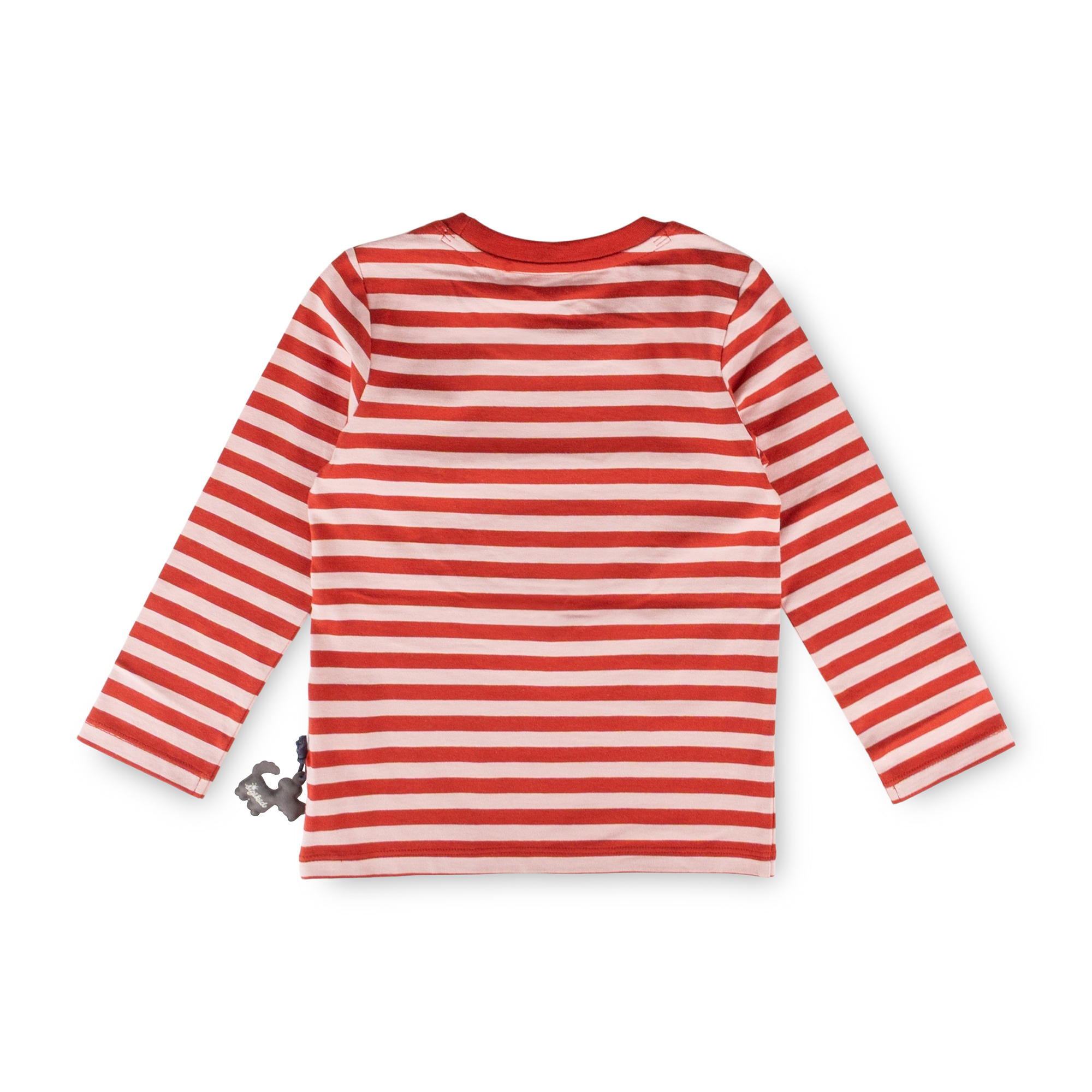 Children's long sleeve Tee fox, red striped
