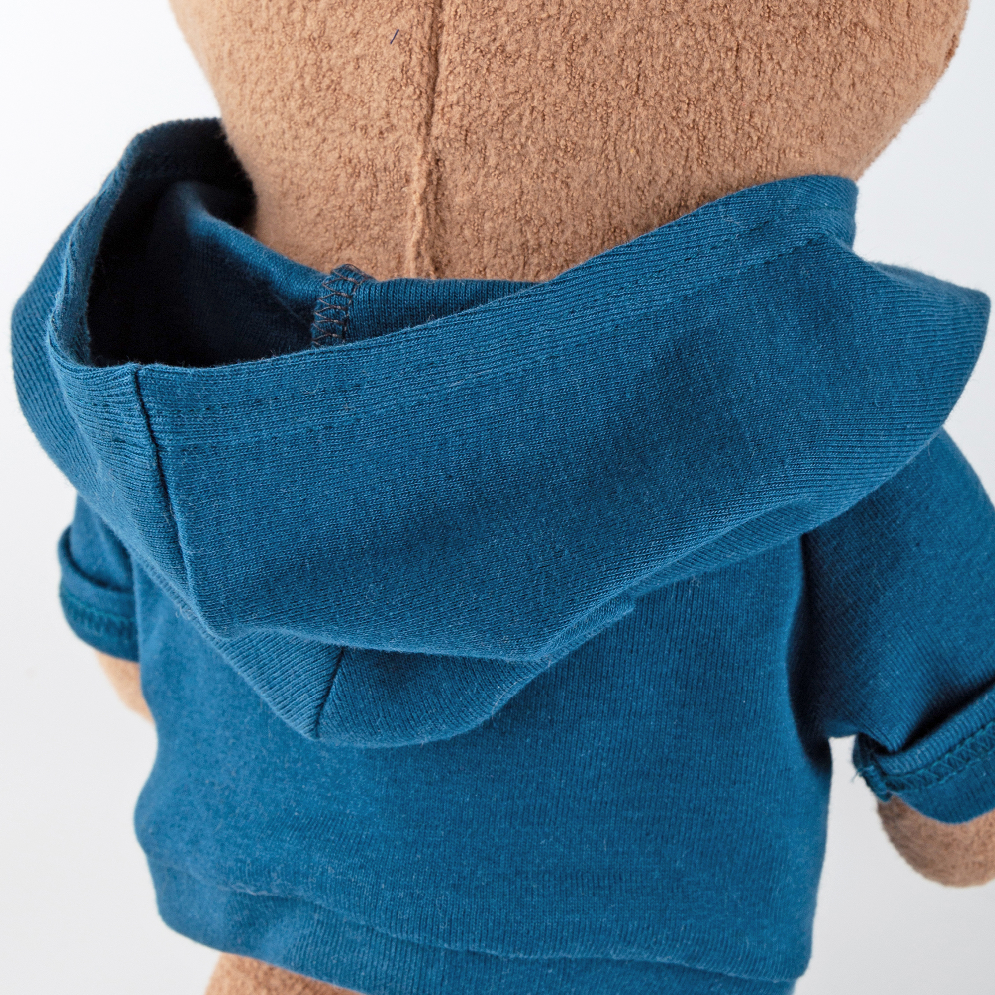 Large plush beaverbear Mister O'Lui, blue hoody Large plush beaverbear Mister O'Lui, blue hoody