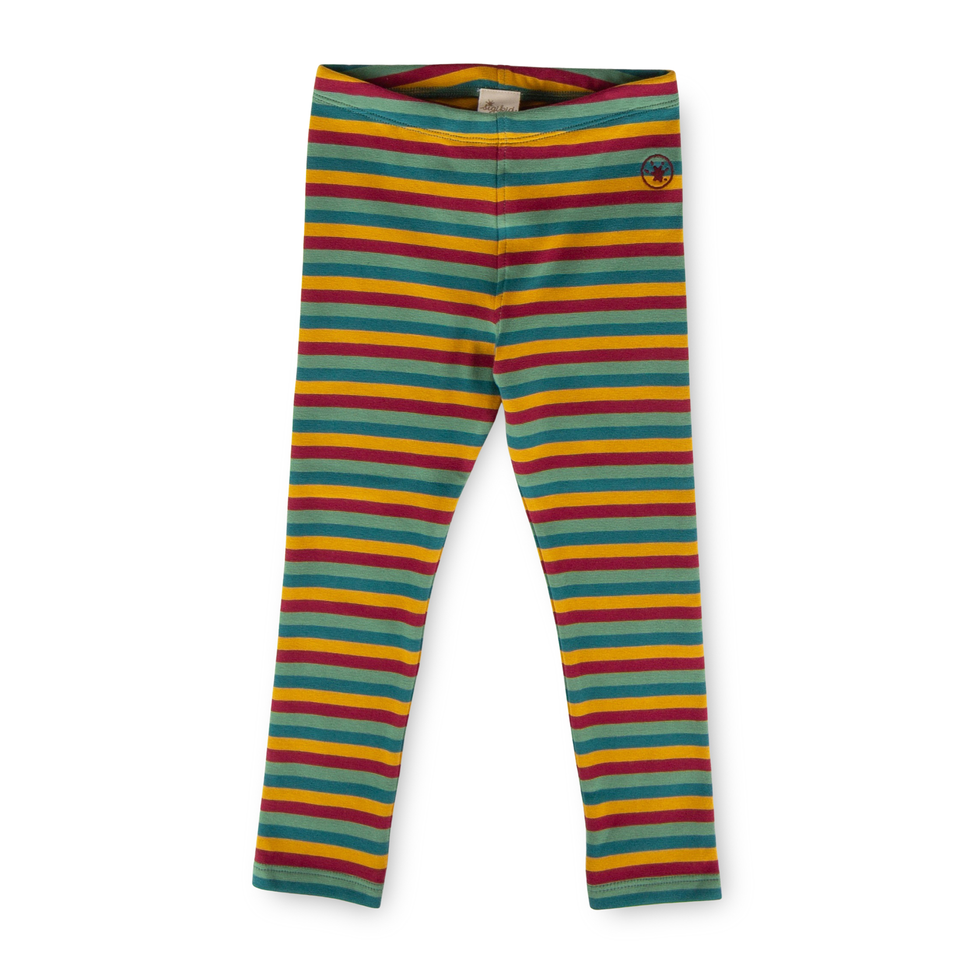 Children's rib knit leggings,multicoloured