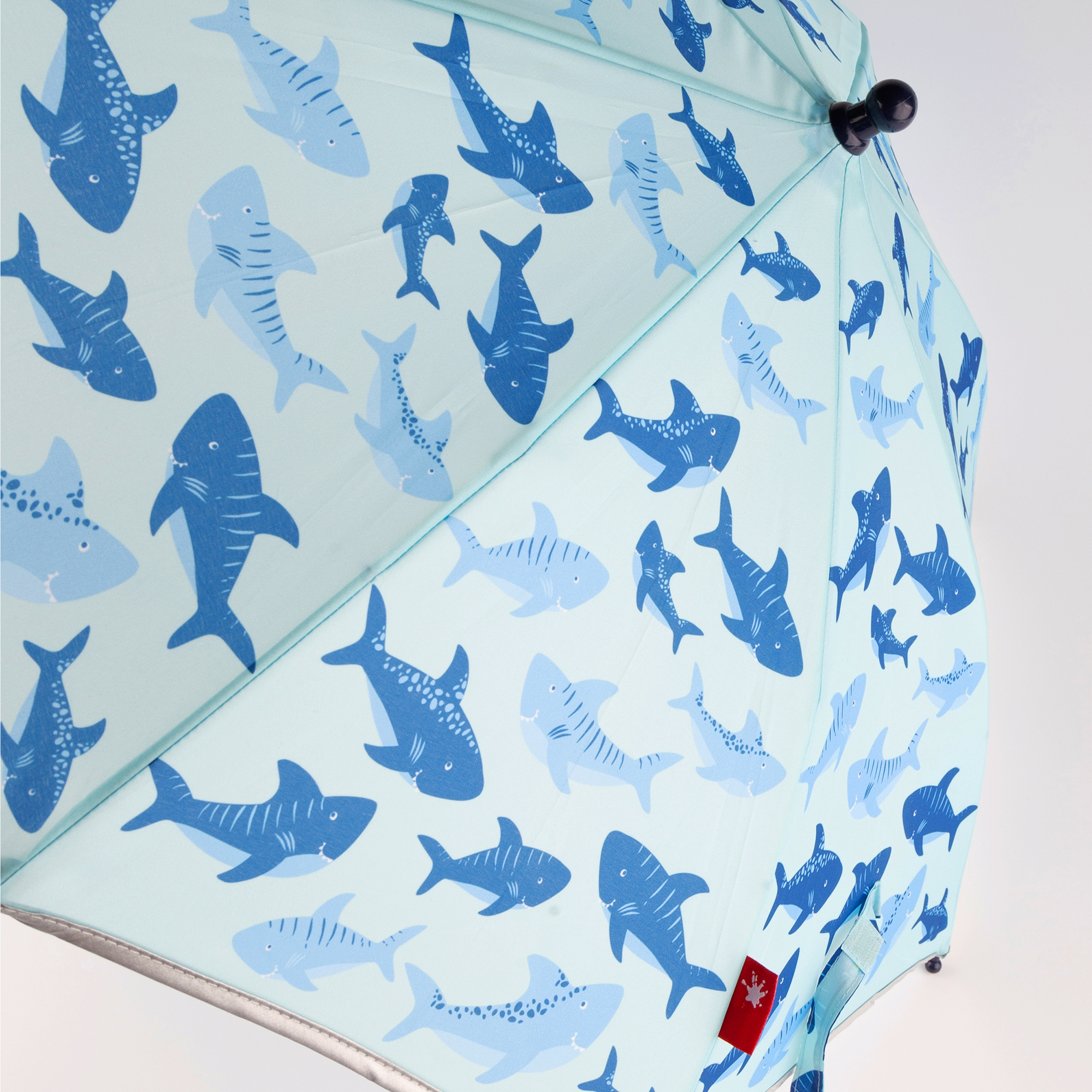 Children's umbrella sharks, reflective edge