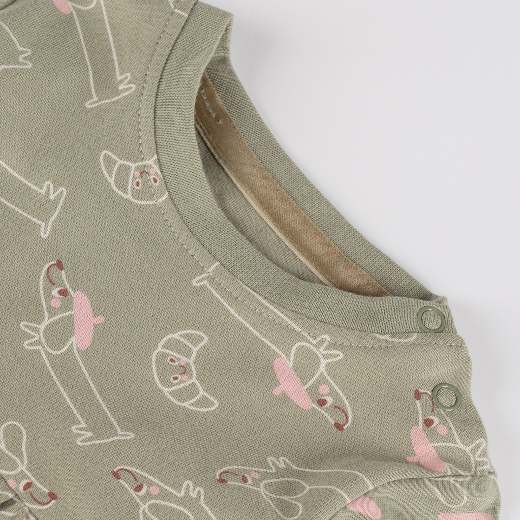 Baby Stufenkleid bedruckt, Petit Croissant