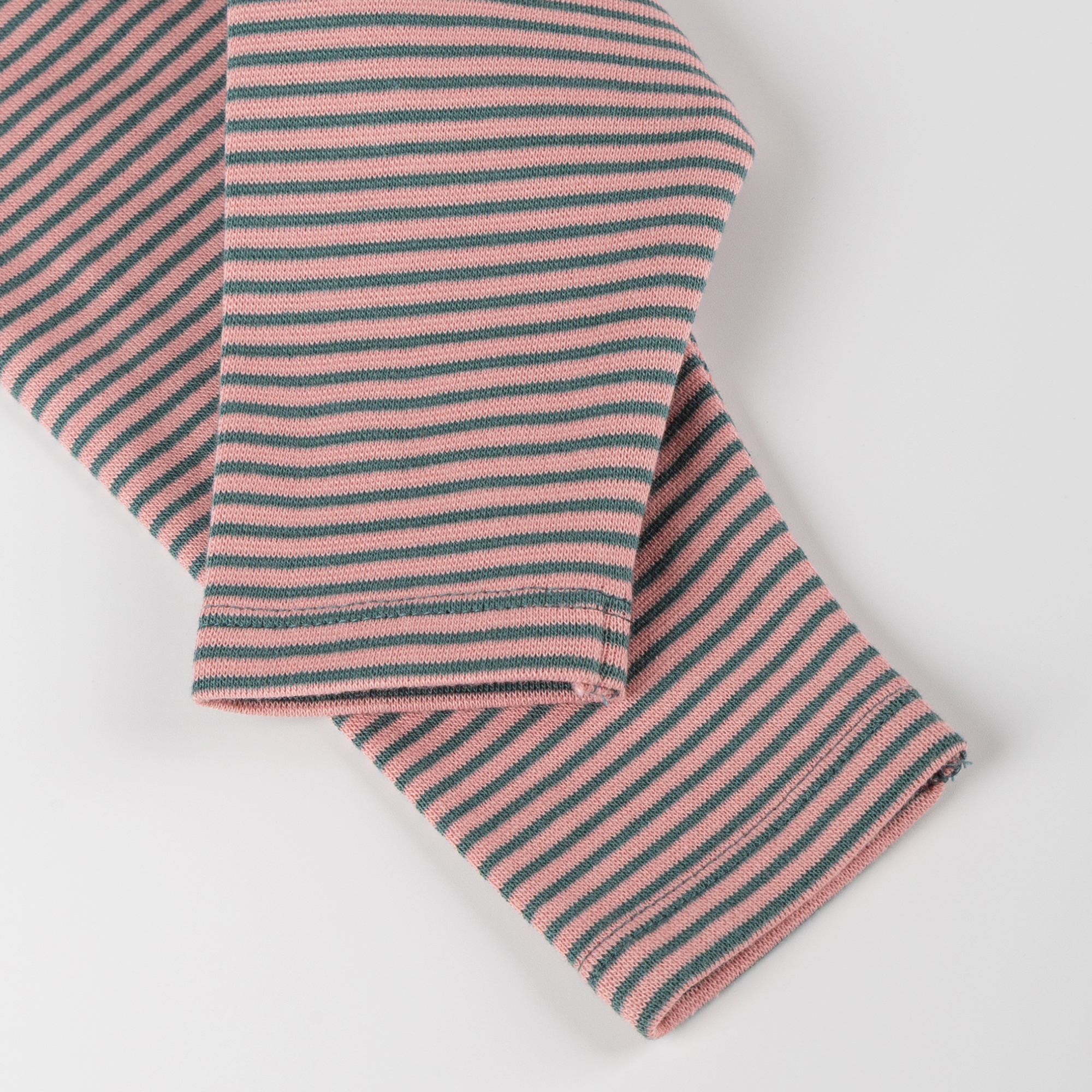 Baby Leggings Pony Love, grün-rosa geringelt