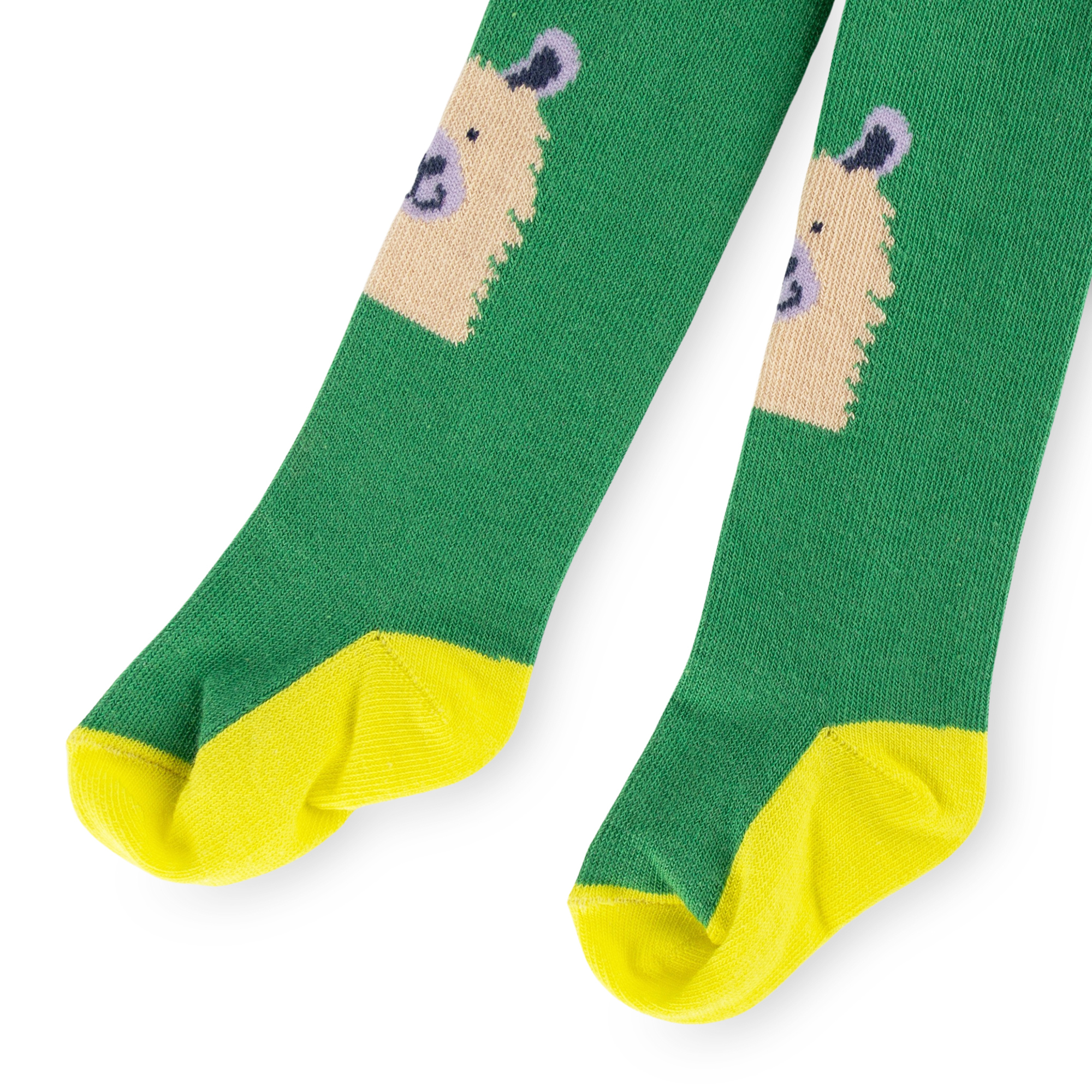 Kinder Strumpfhosen 2er-Set Lama, grün und pink Kinder Strumpfhosen 2er-Set Lama, grün und pink