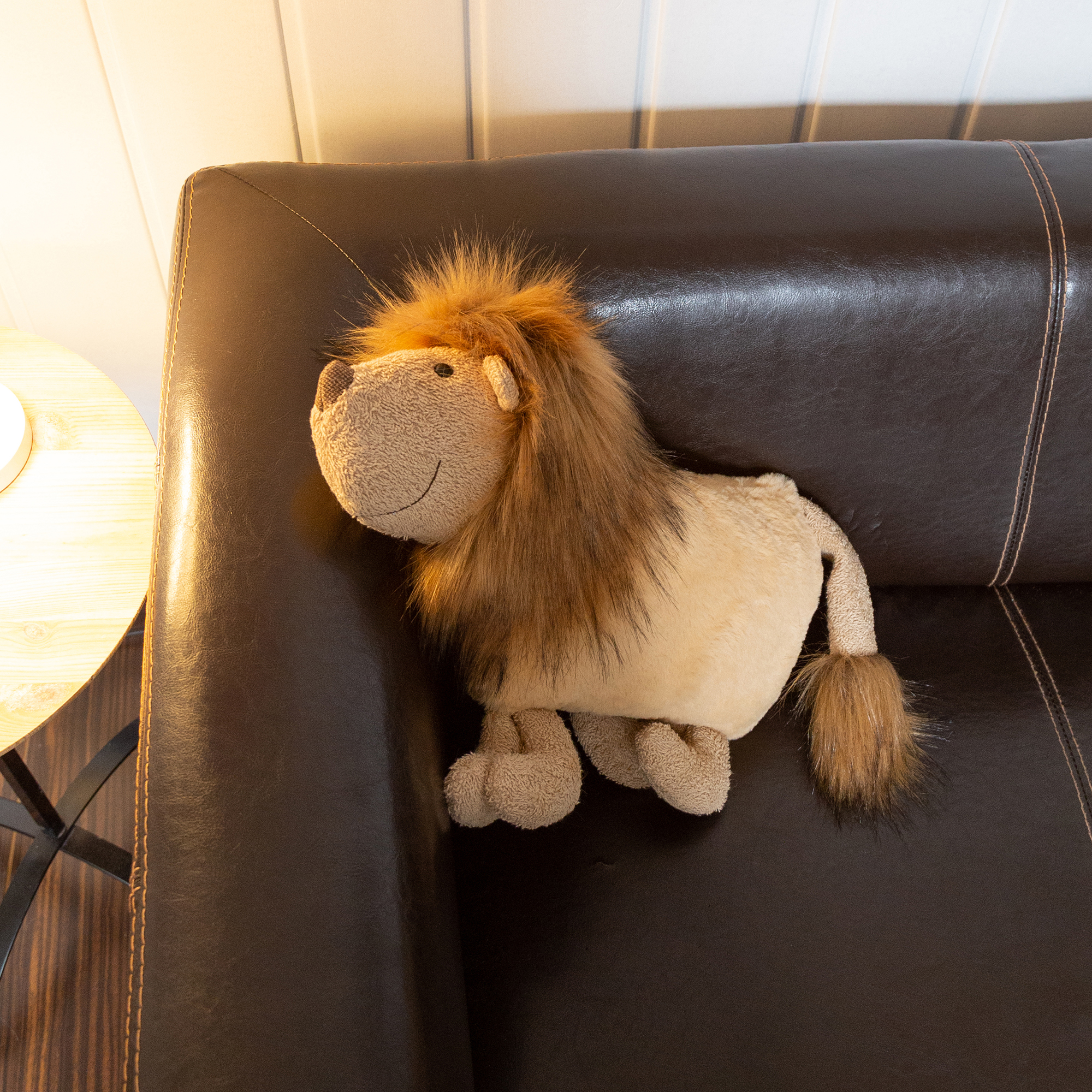 Children's plush pillow lion