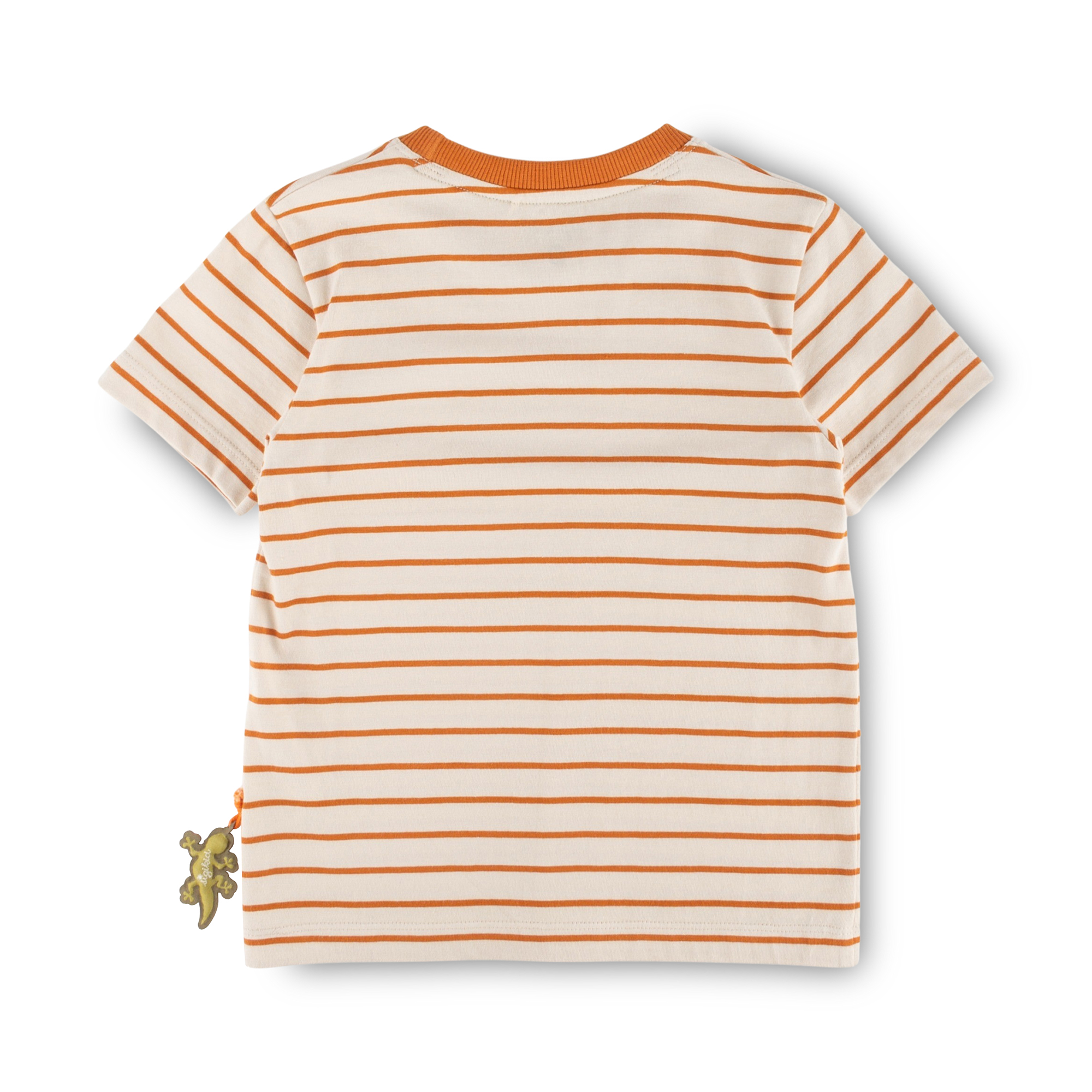 Striped children's T-shirt gecko, Jungle