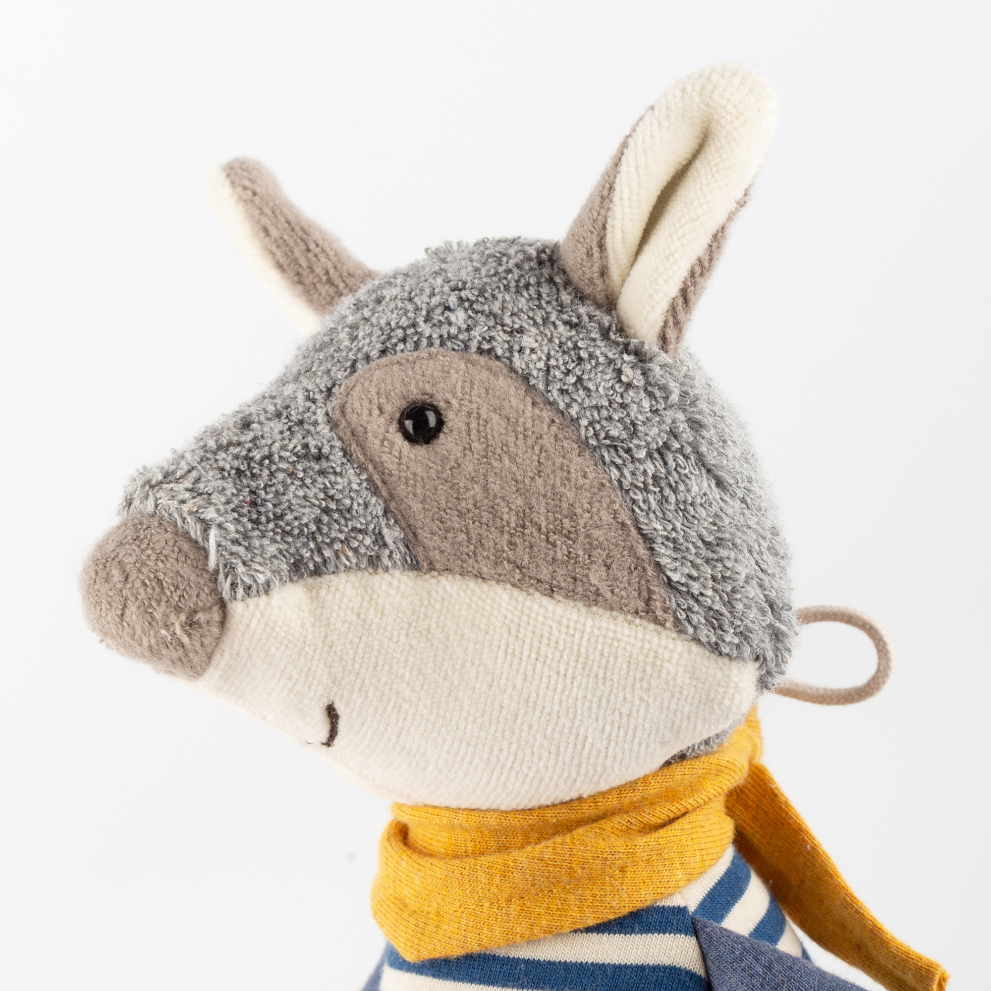 Musical soft toy racoon, soft cotton terry Musical soft toy racoon, soft cotton terry