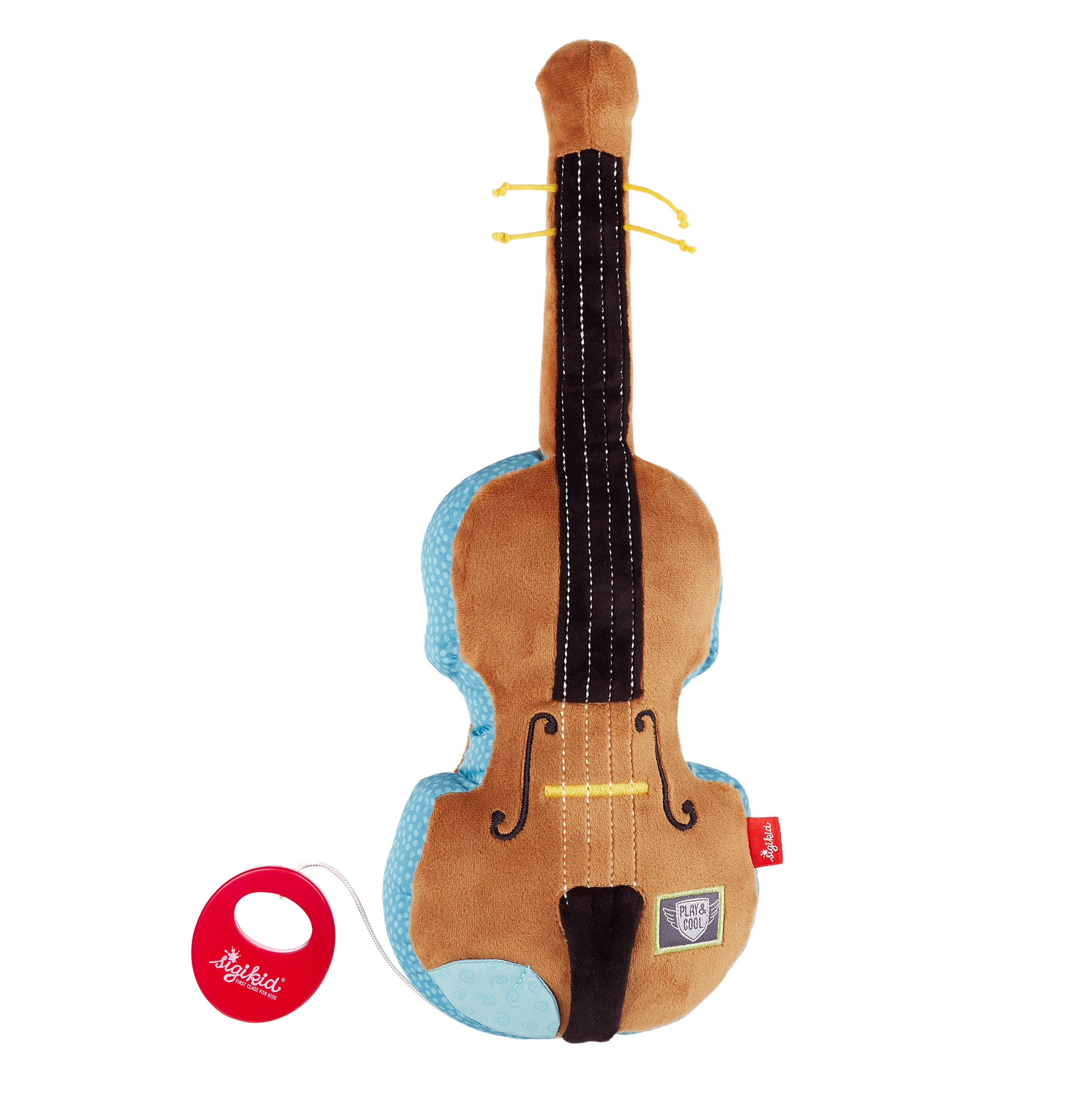 Musical soft toy violin