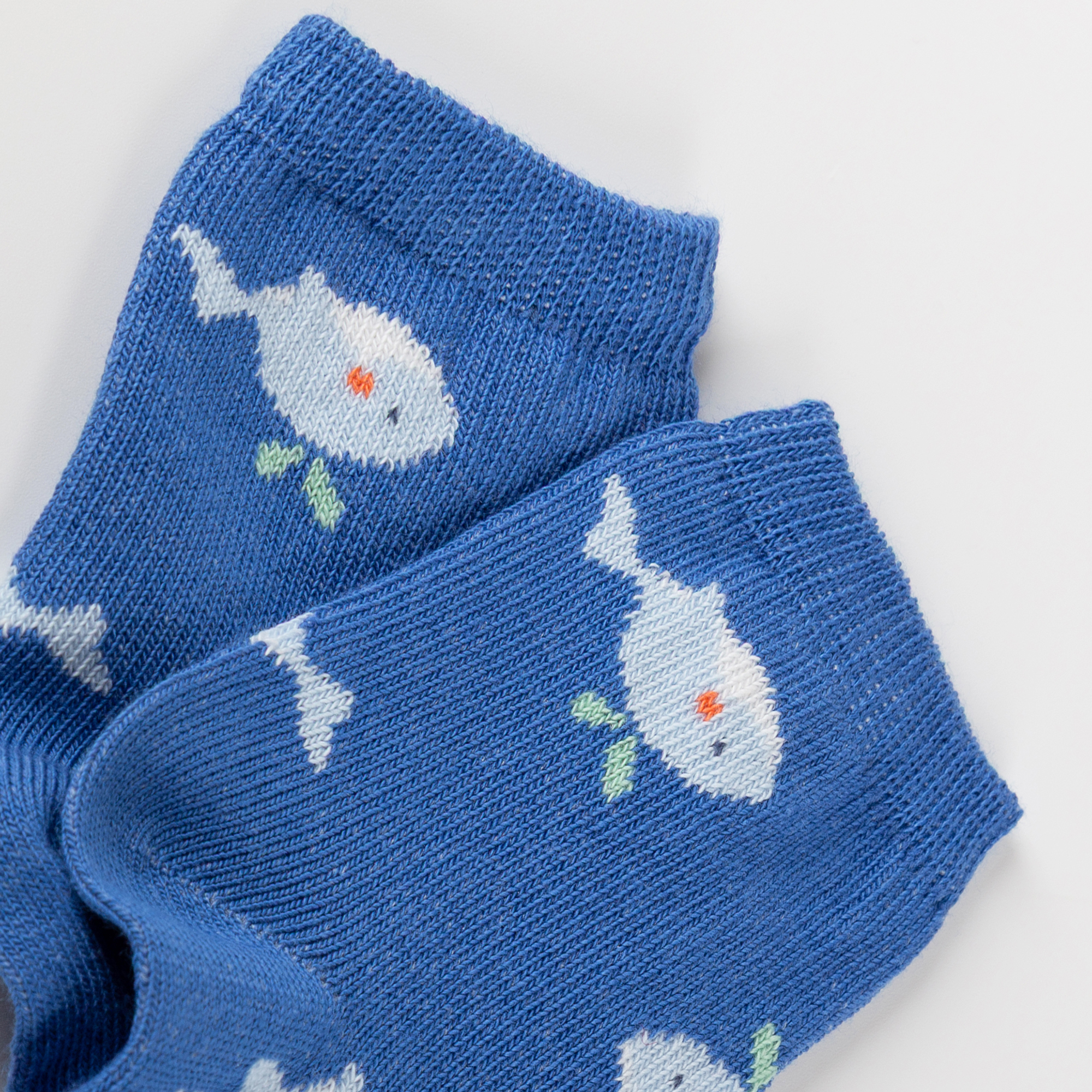 Newborn baby socks, 3-pair-set, blue