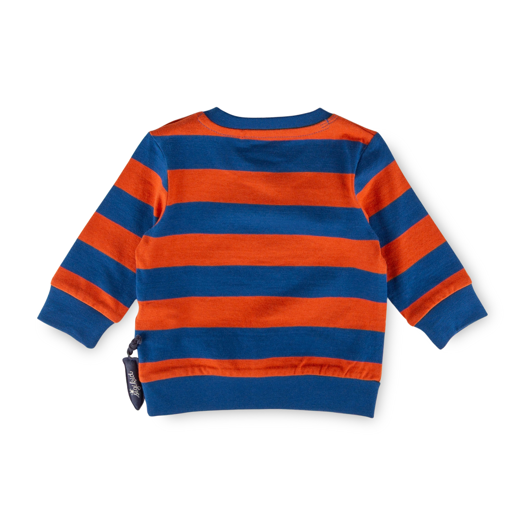 Baby long sleeve Tee dino, striped blue/red