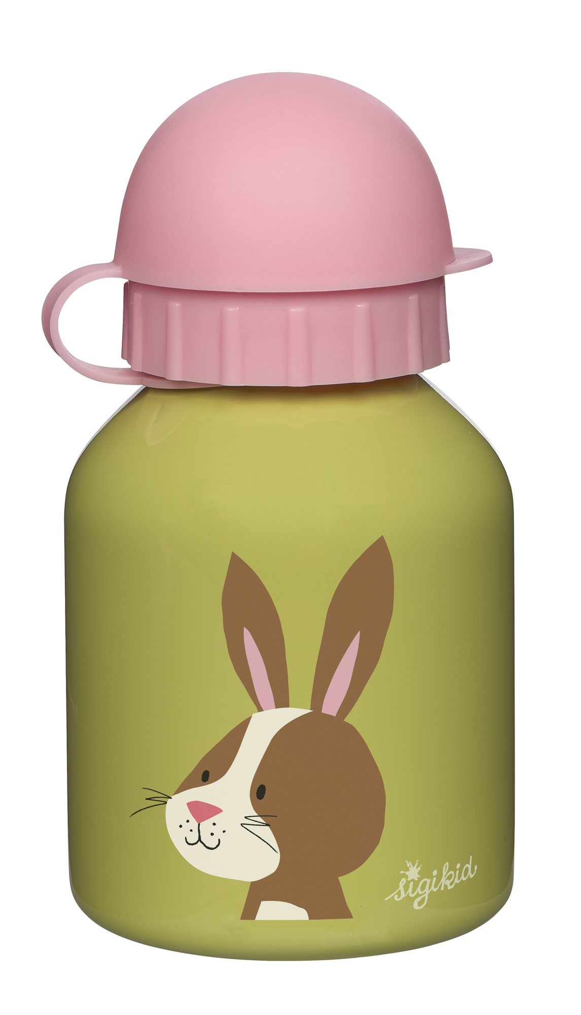 Little drink bottle bunny for children, stainless steel