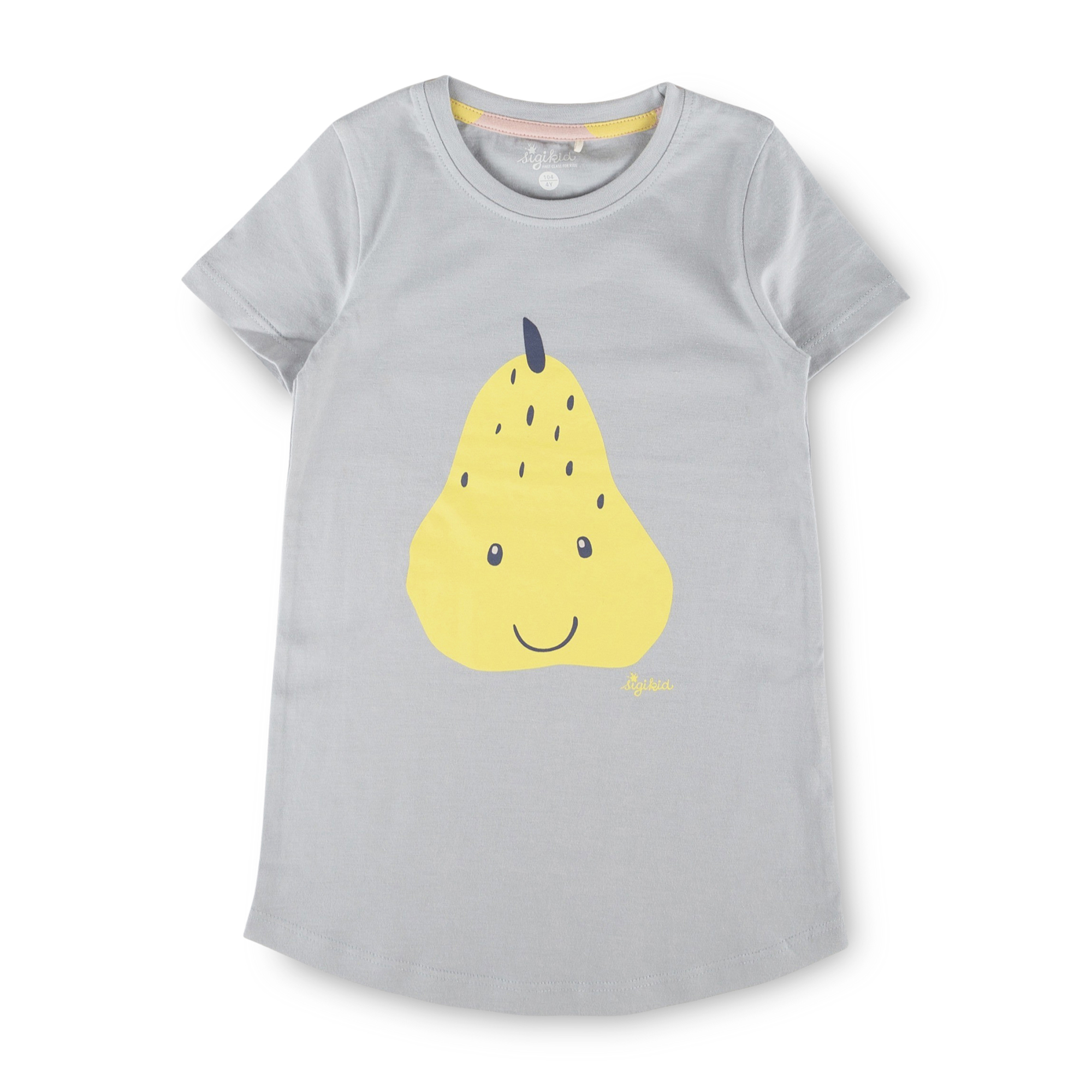 Children's short-sleeved pajamas fruit, pastel blue/pink