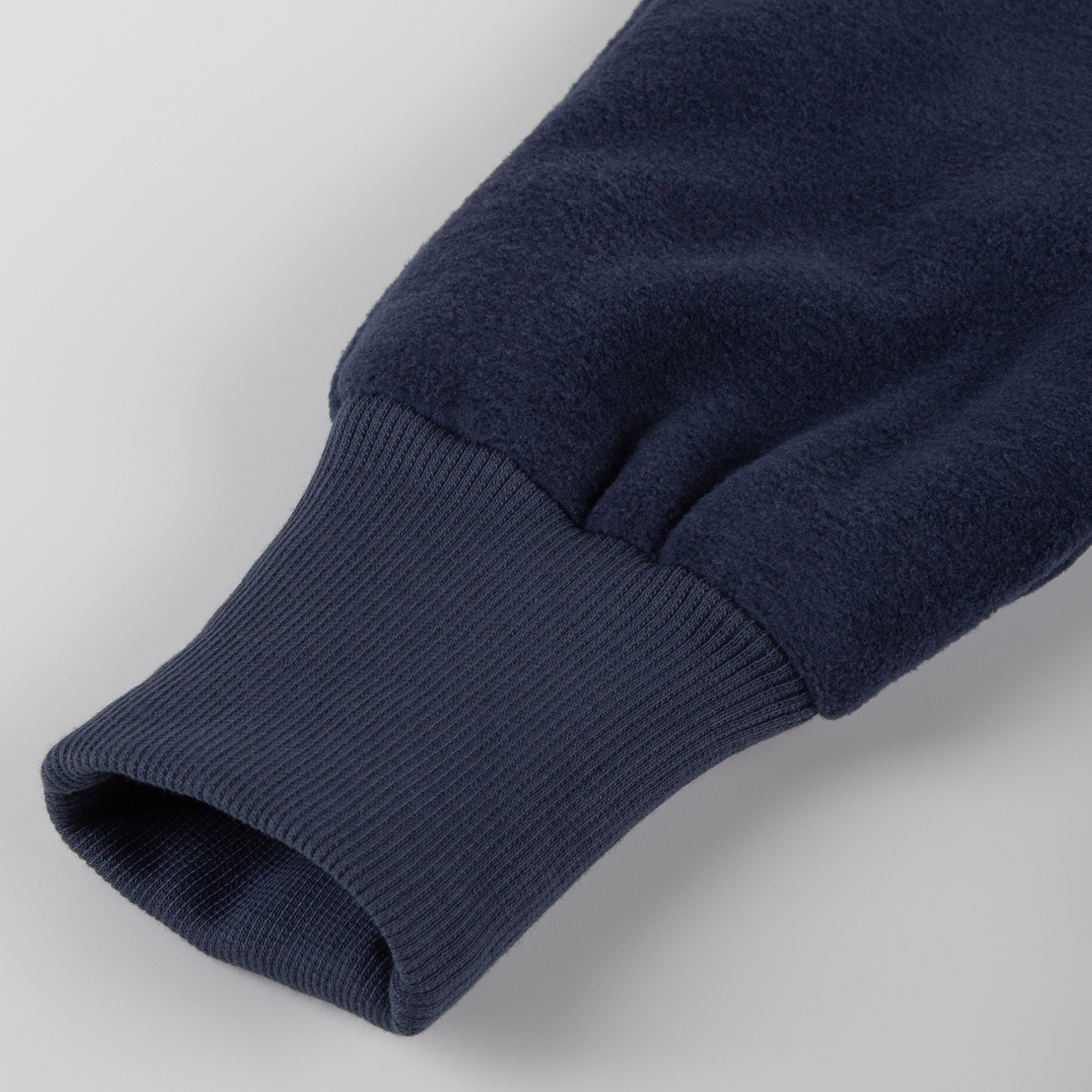 Baby fleece overall, lined, foldover cuffs, Wild Fox