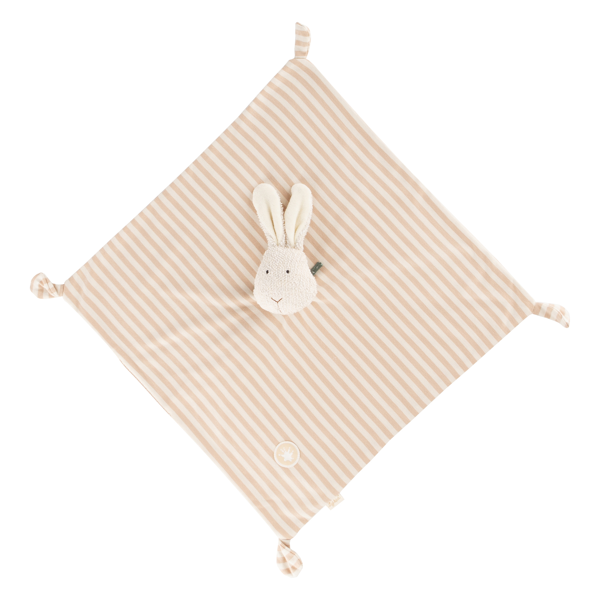 Baby comforter blankie bunny, écru