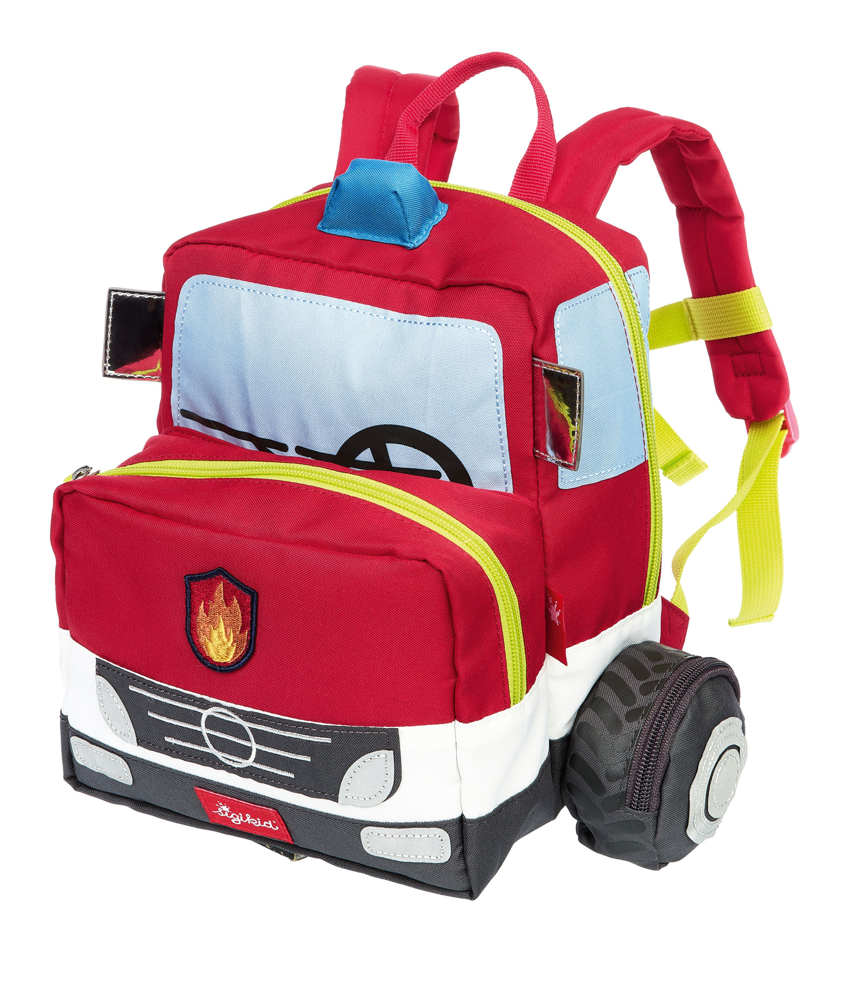 Kindergarden backpack fire truck Kindergarden backpack fire truck