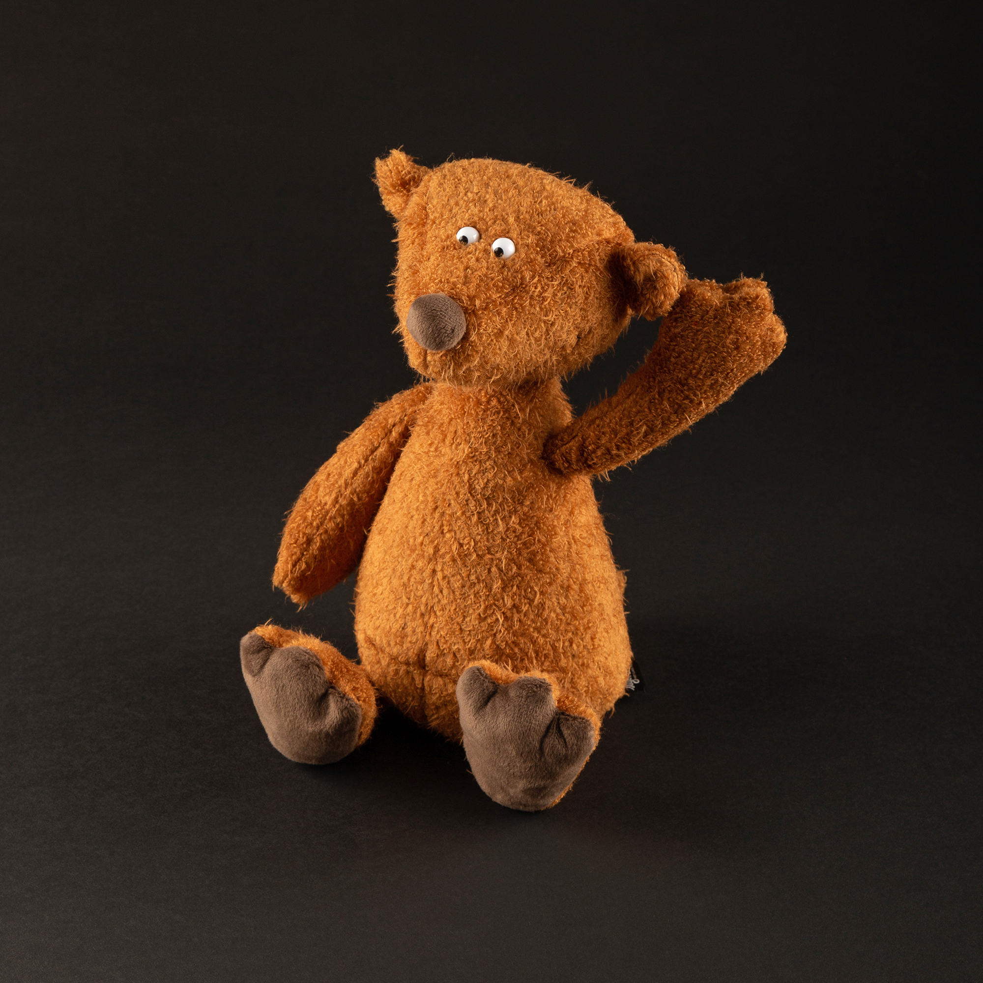Plush toy bear red brown, Ach Good! Beasts Plush toy bear red brown, Ach Good! Beasts