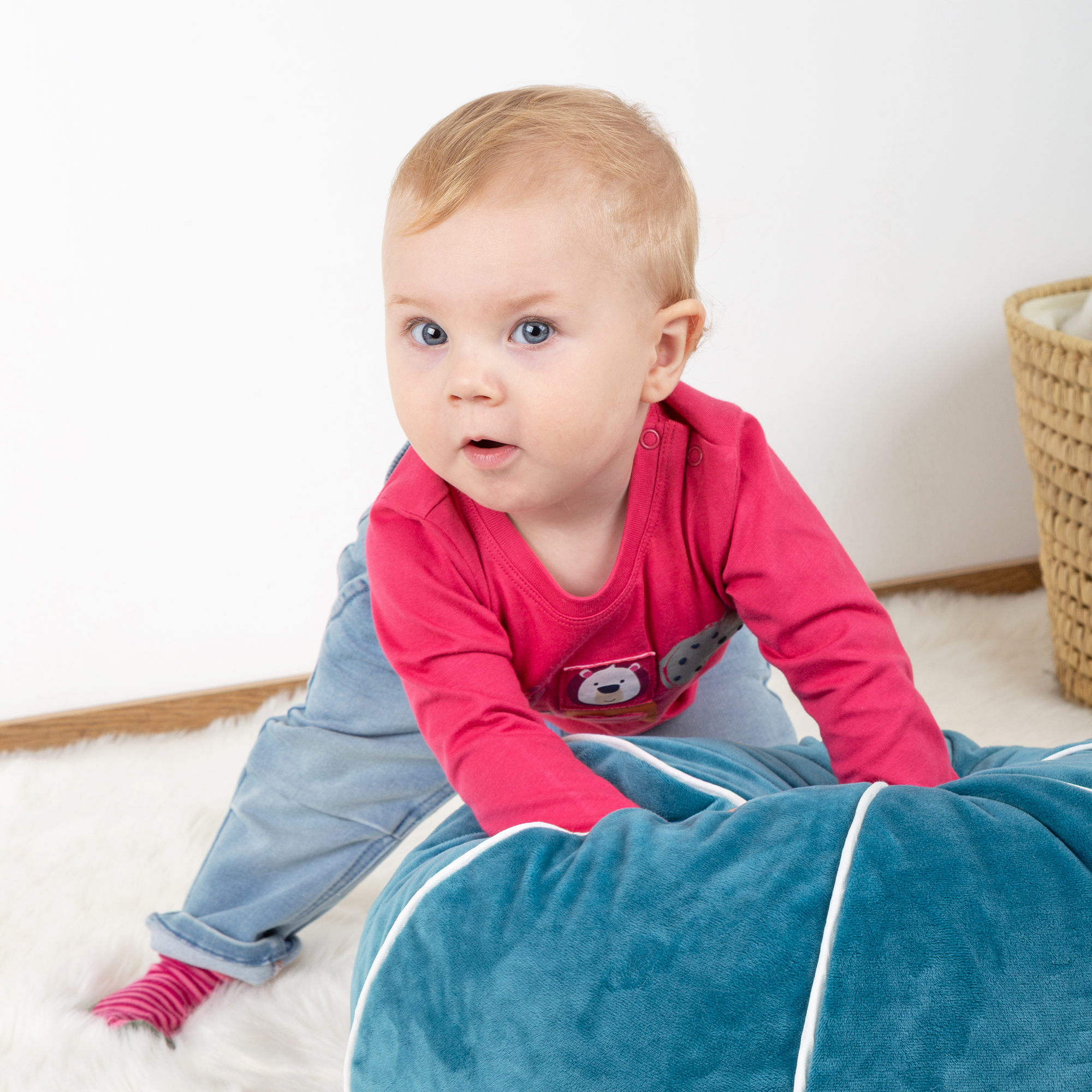 Baby long sleeve Tee bear, Fancy Forest