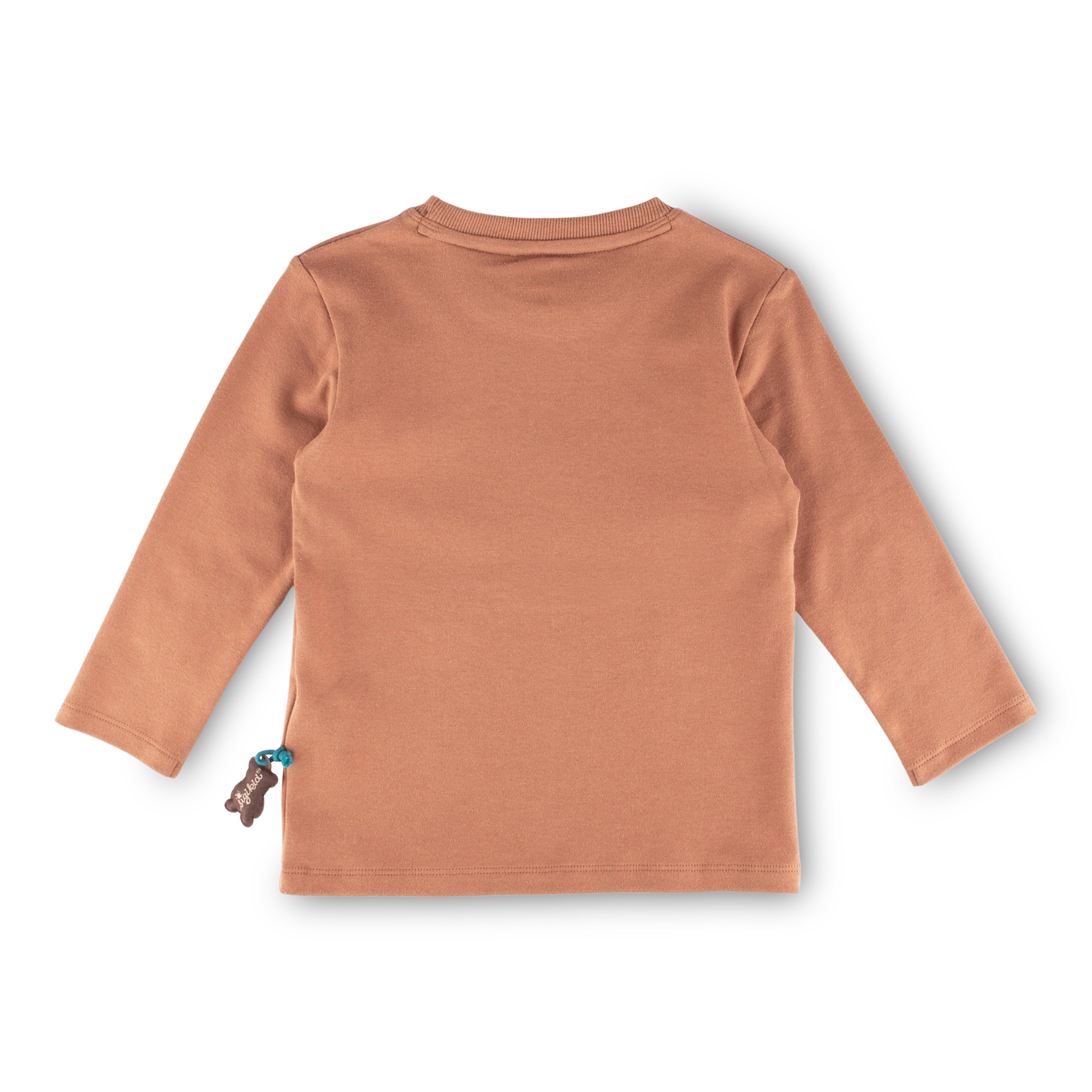 Kinder Langarmshirt Bär, braun