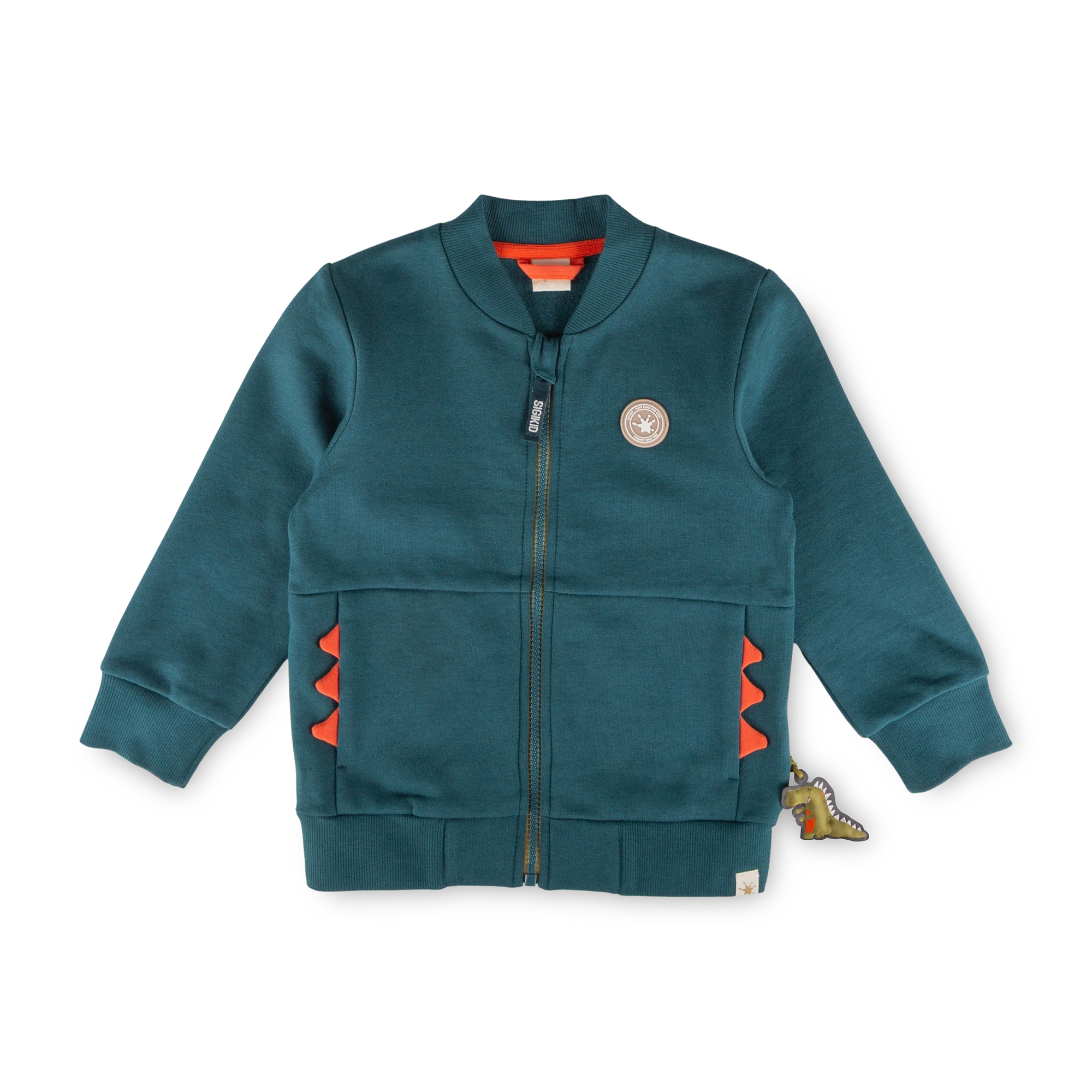 Children's sweat jacket, dino on the back, Dino Fun