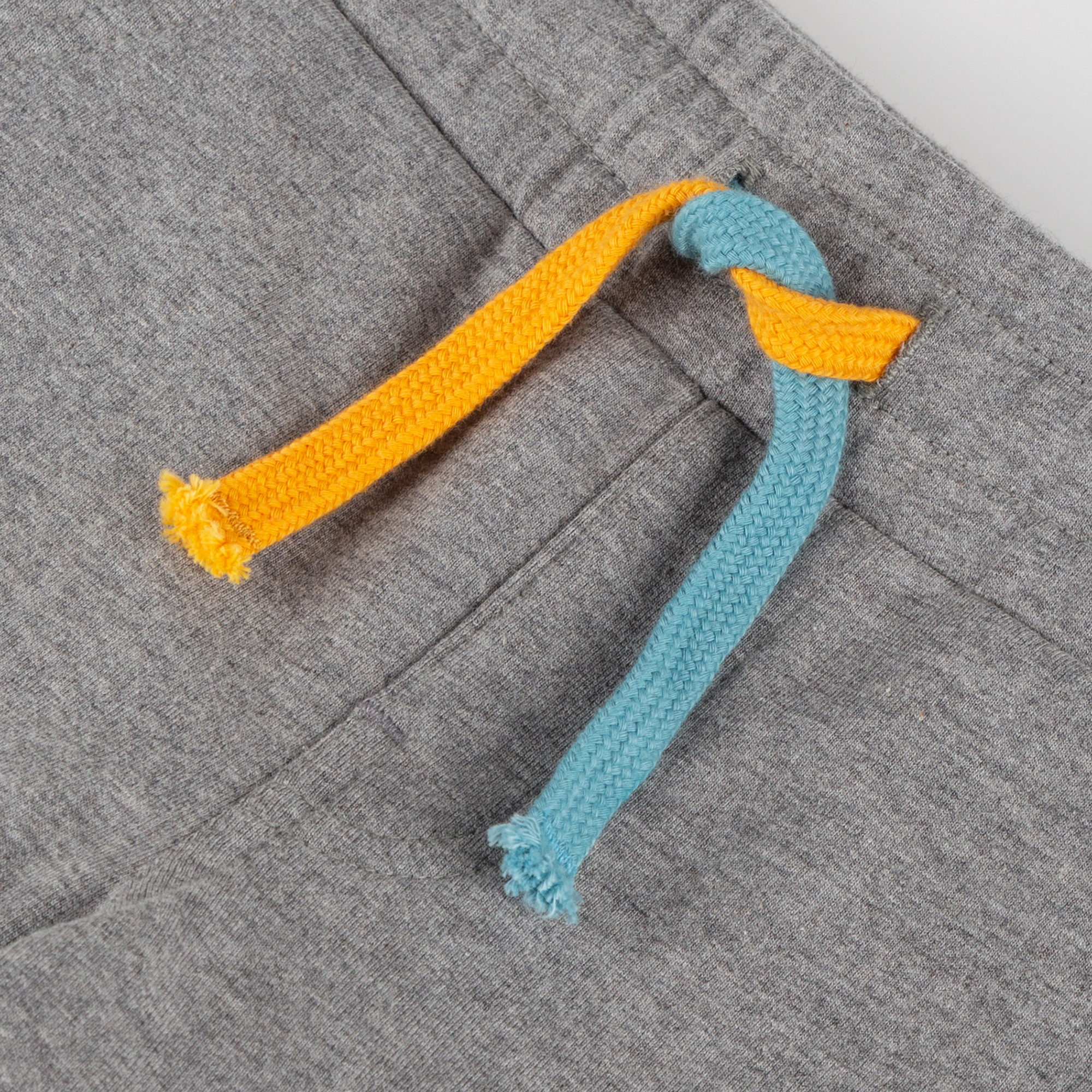 Kinder Bermuda mit Cargotasche, grau