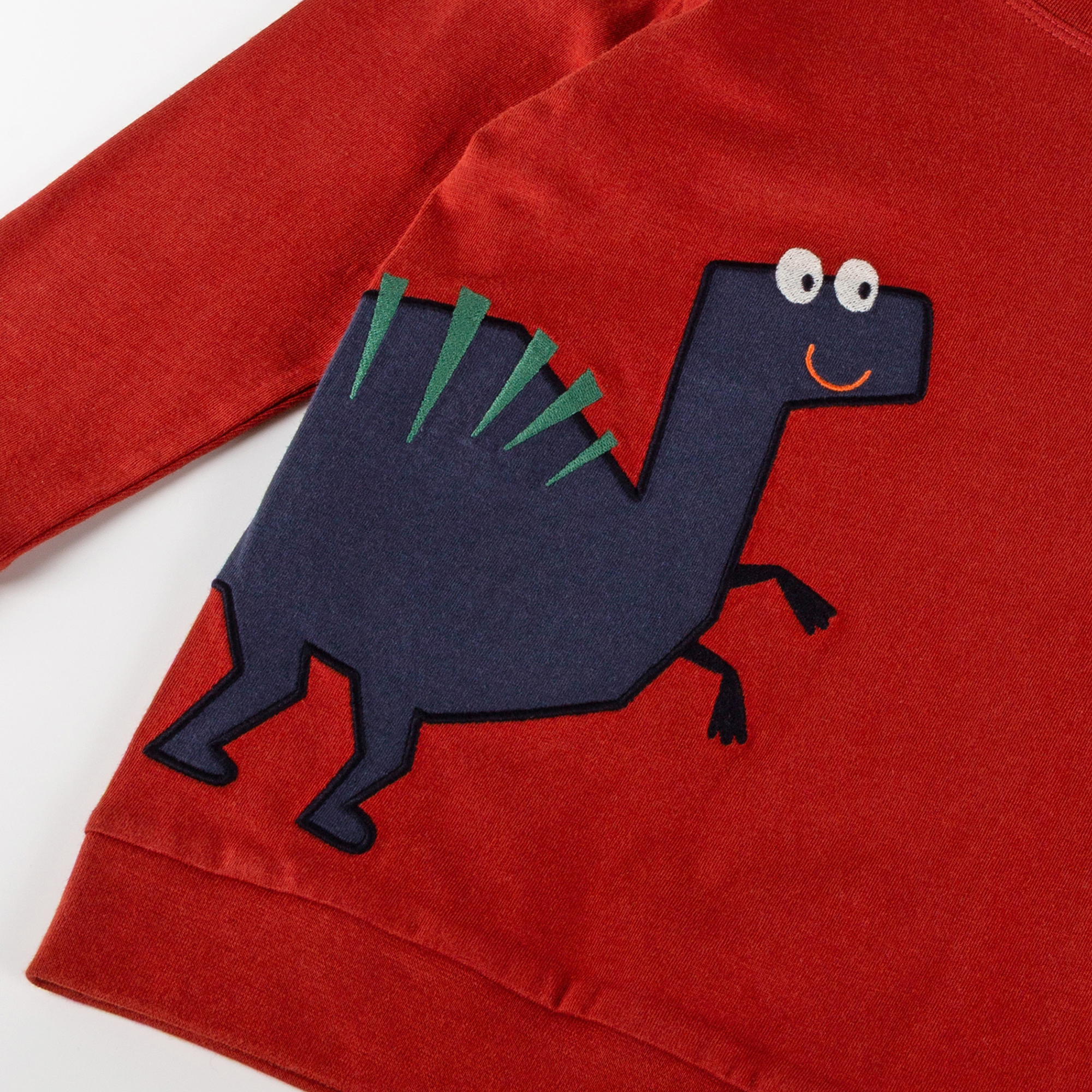 Children's long sleeve Tee dino, red