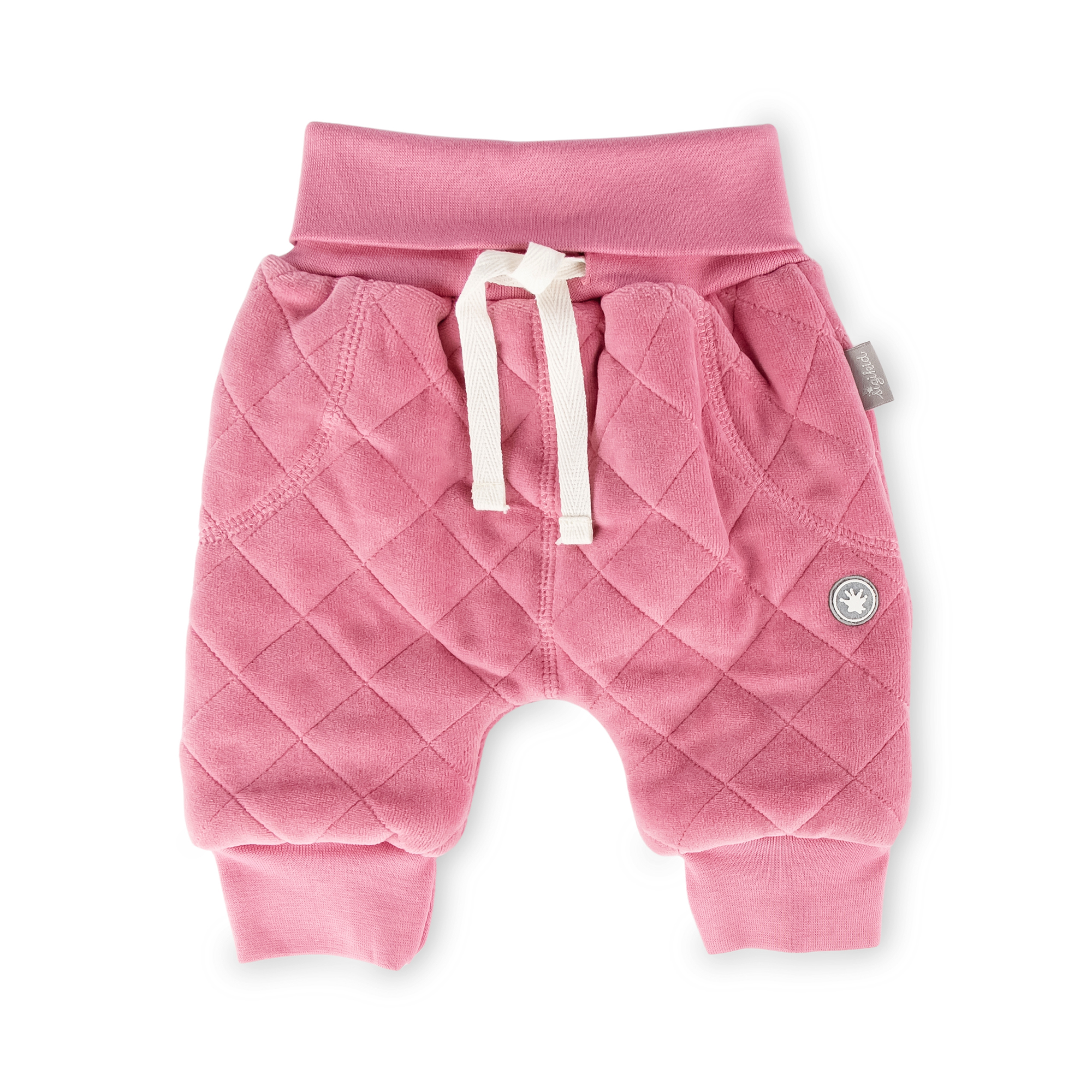 Baby Nicki Hose Krönchen Bär rosa