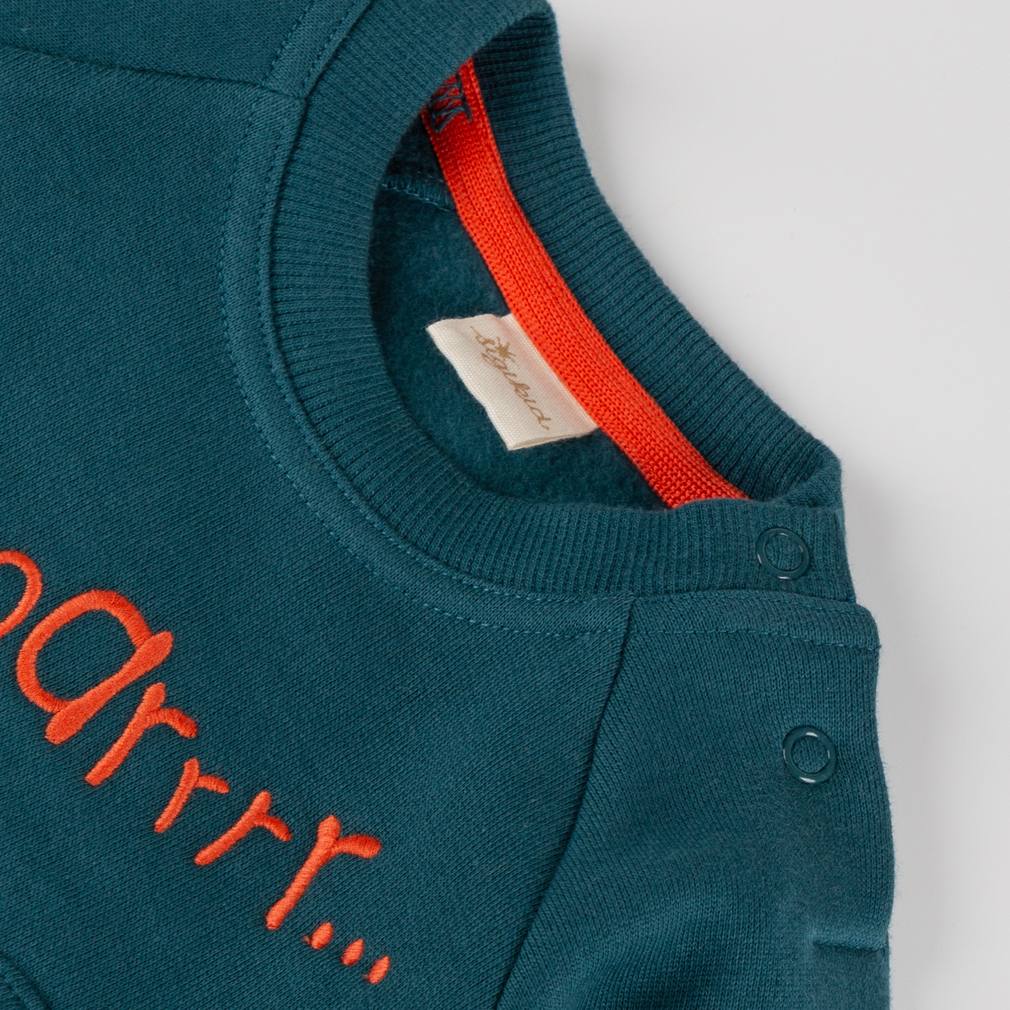 Baby sweatshirt Roar, front pocket, Dino Fun