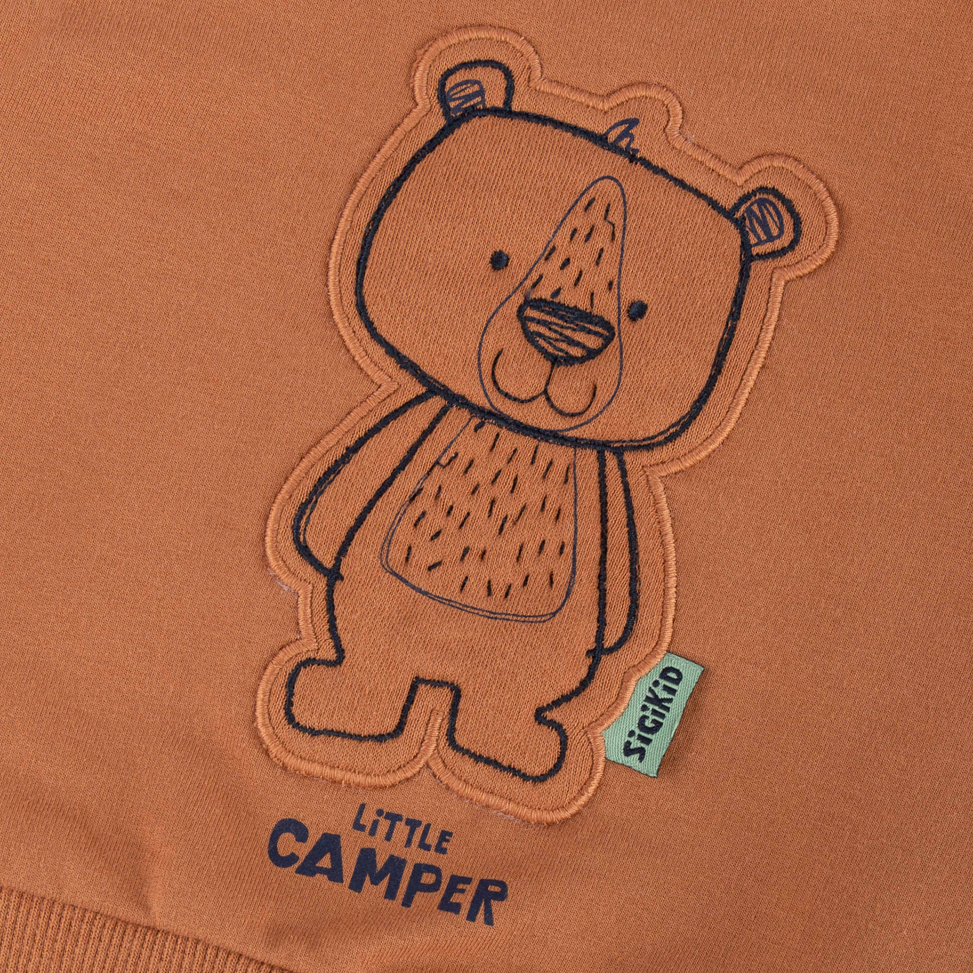 Baby sweatshirt Little Camper Bear