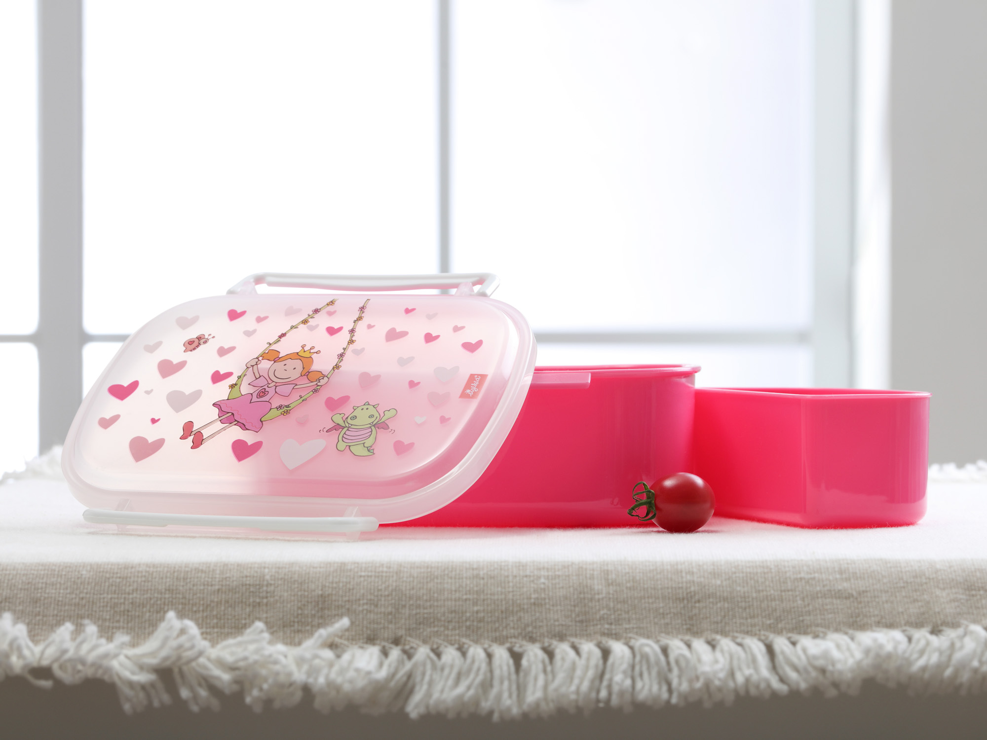 Brotzeitbox für Mädchen in rosa mit Pinky Queeny Brotzeitbox für Mädchen in rosa mit Pinky Queeny