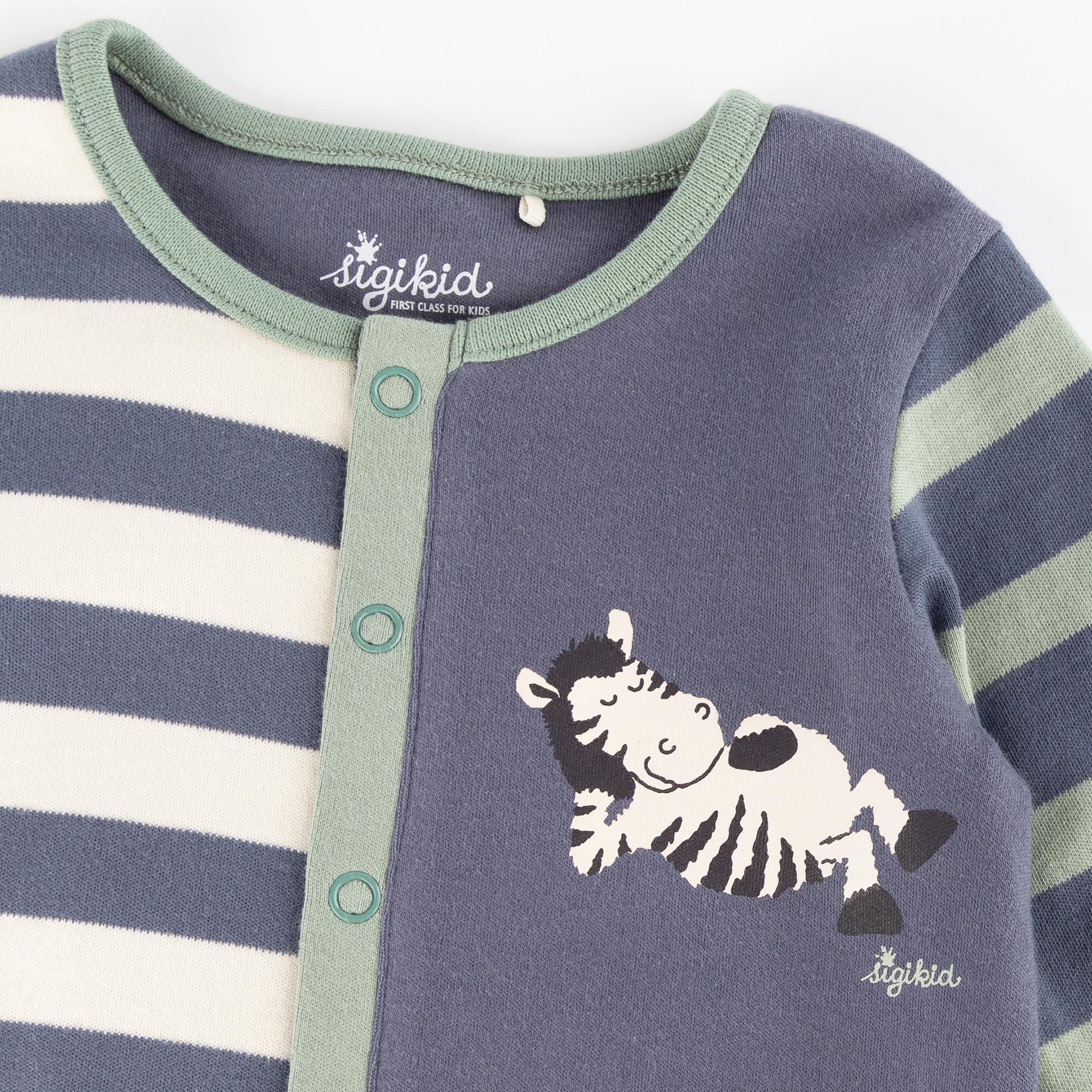 Baby sleepsuit overall zebra