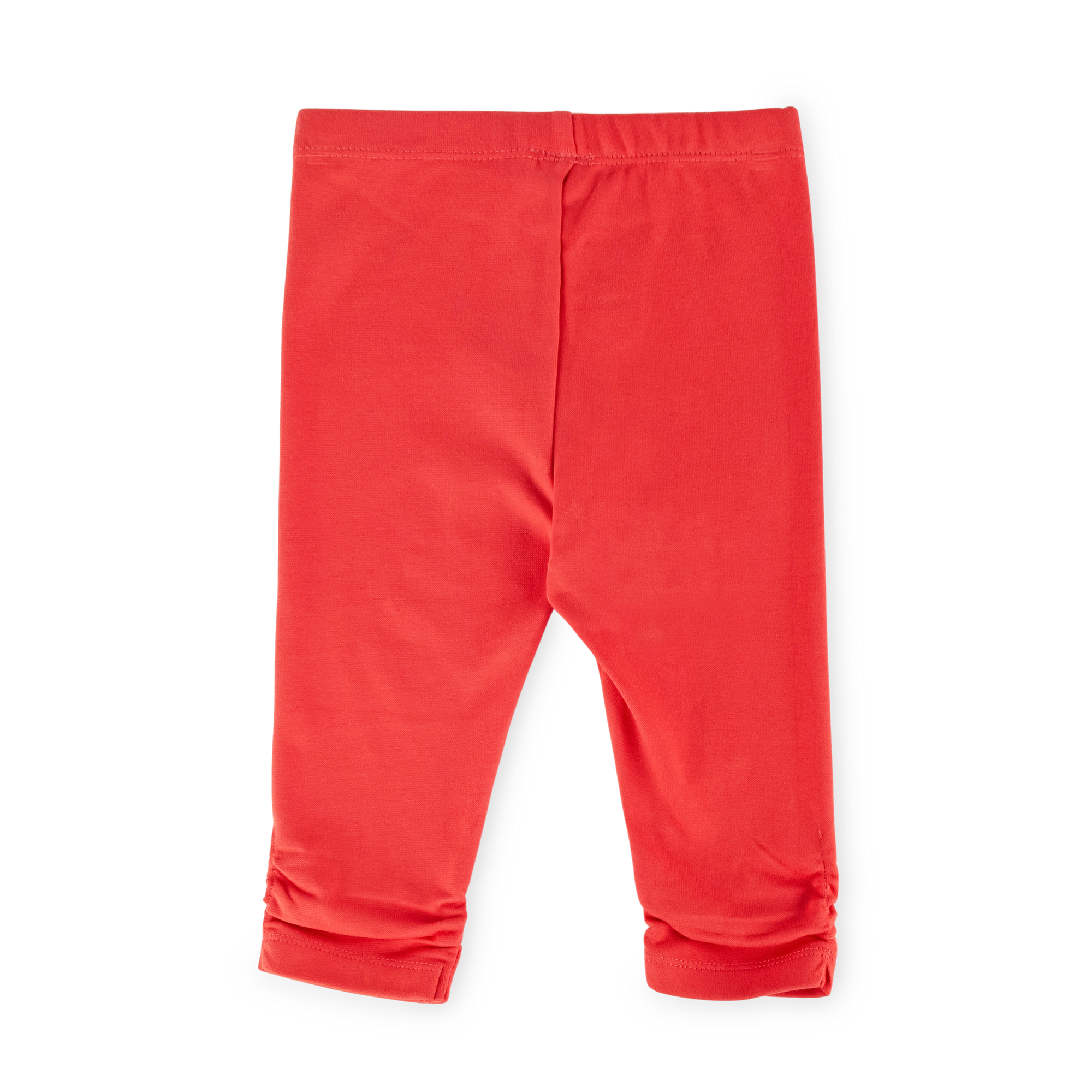 Children's capri leggings coral red