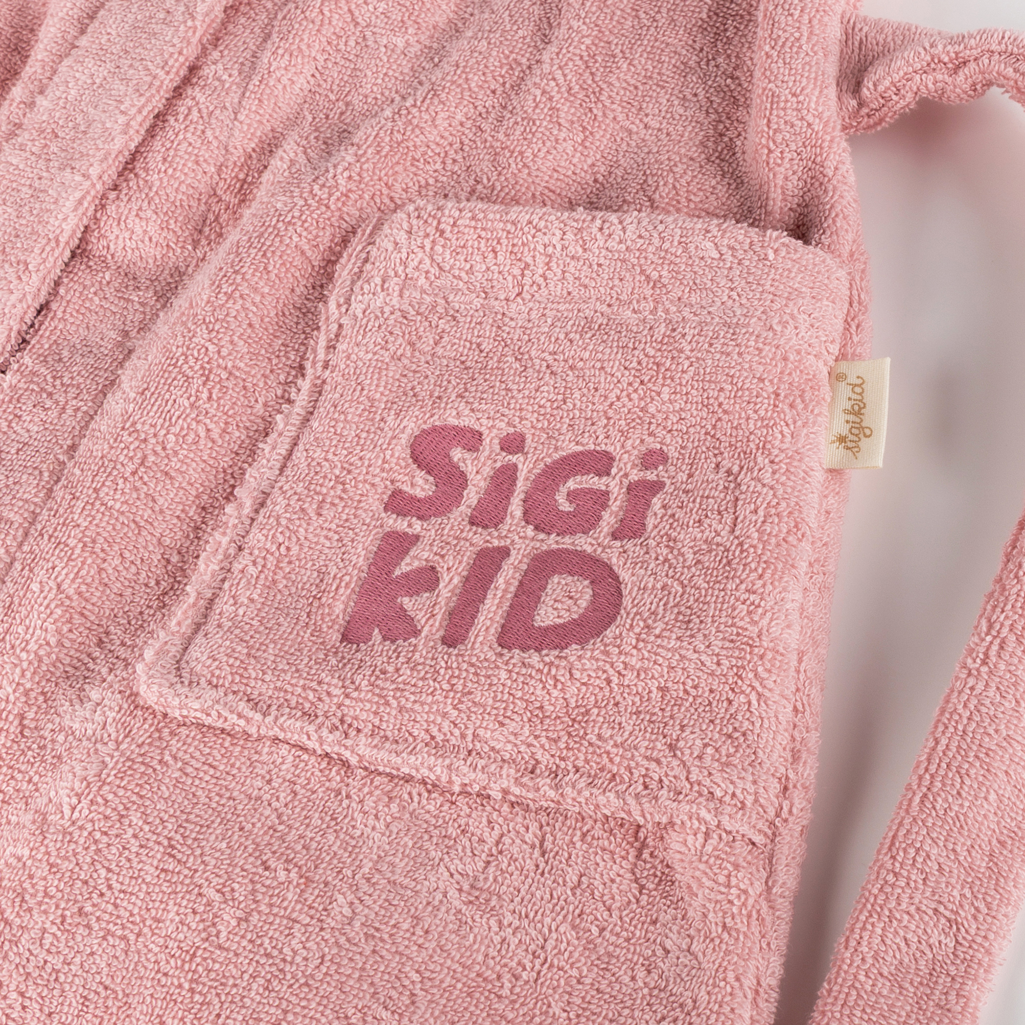 Girls' bunny bath robe, hooded