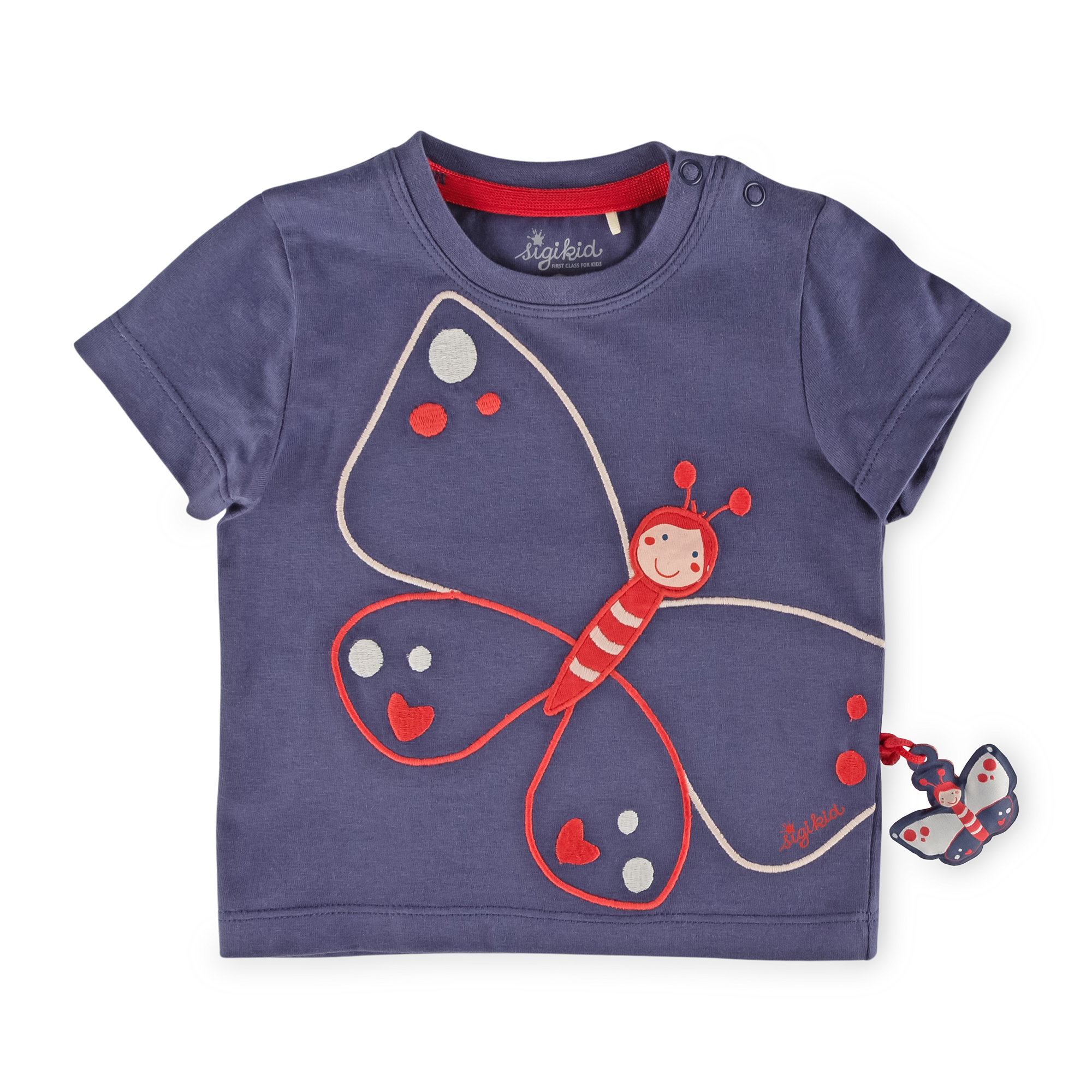 Baby T-Shirt mit Schmetterling Motiv, blau