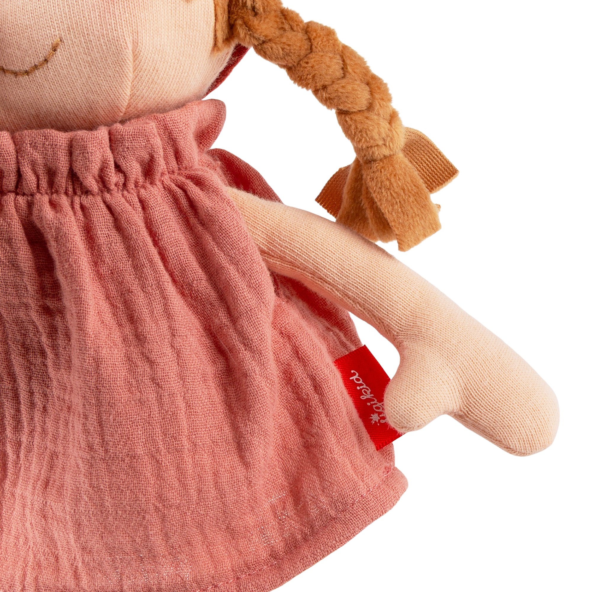 Baby soft doll Brenda Bilipup, dusty pink