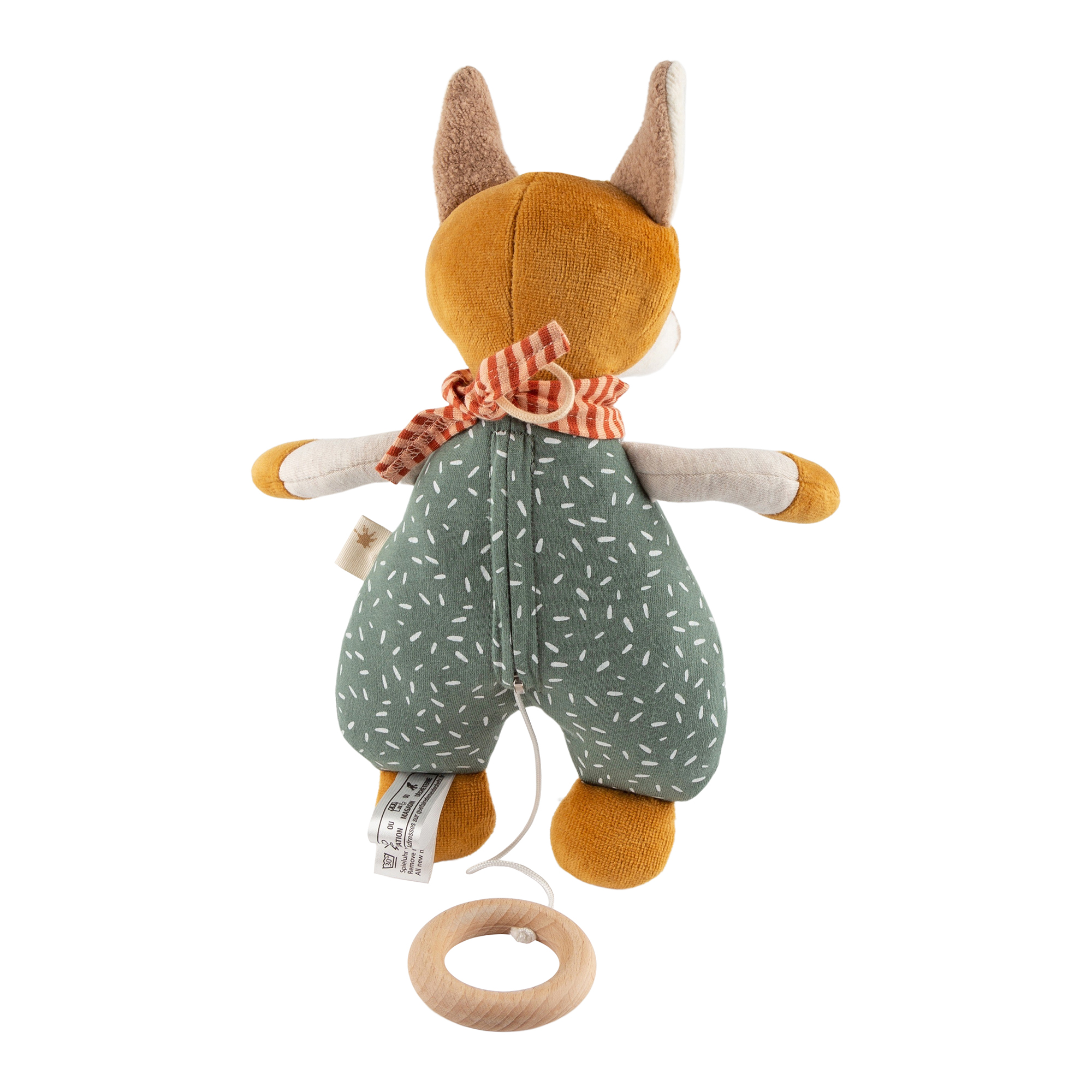 Musical soft toy fox