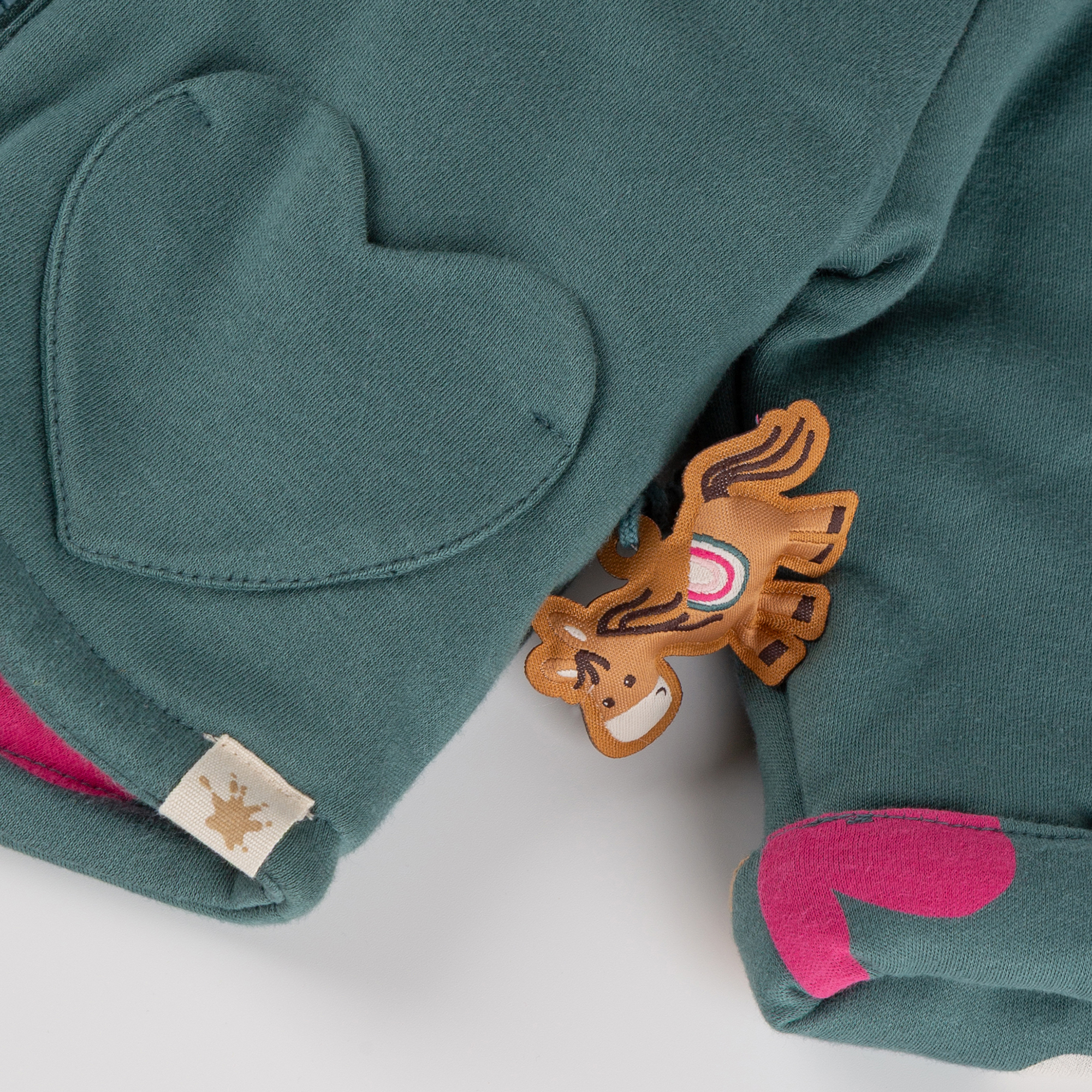 Baby Wendejacke wattiert, grün oder geblümt